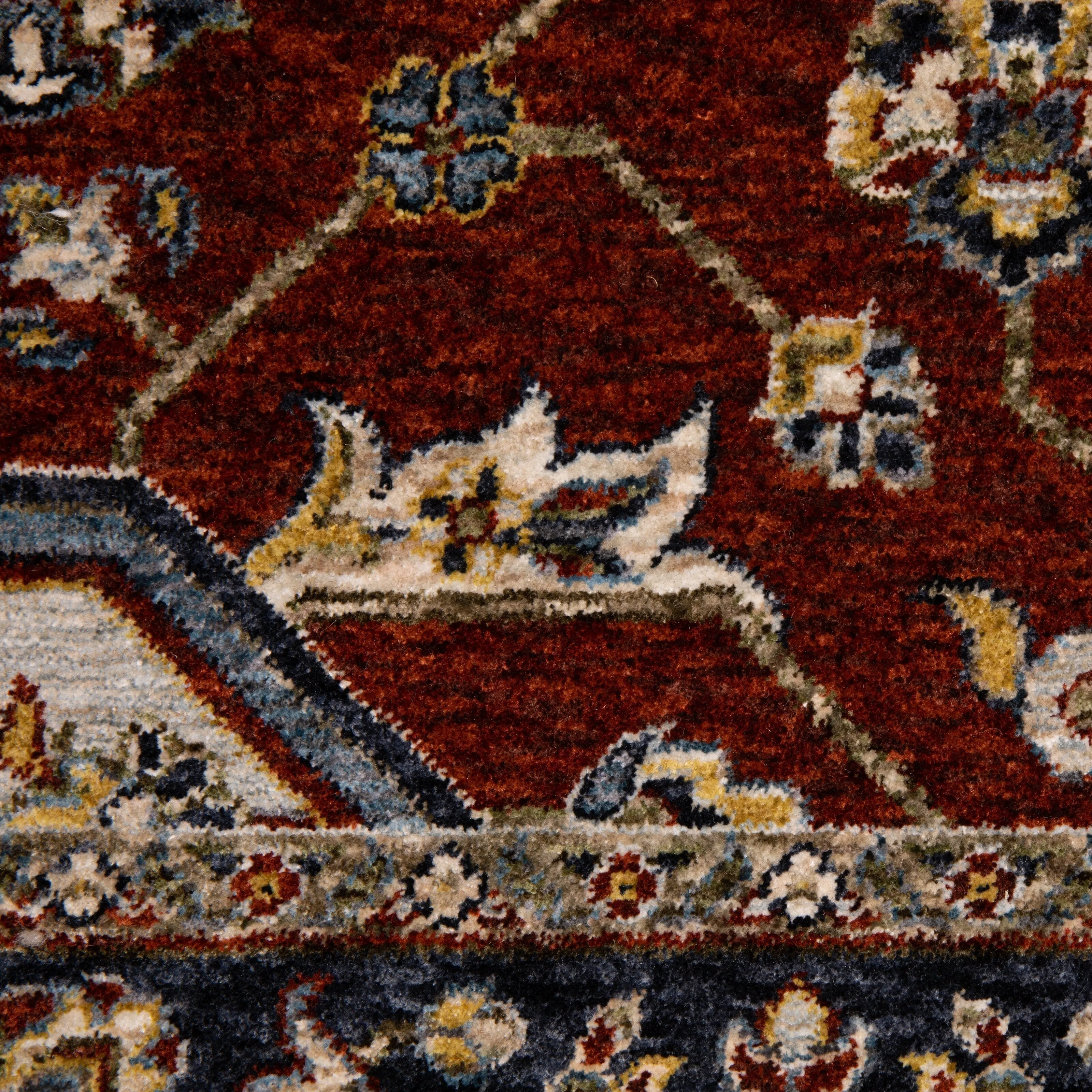 Style Haven Amelie Oriental Medallion Red/ Blue Indoor Area Rug
