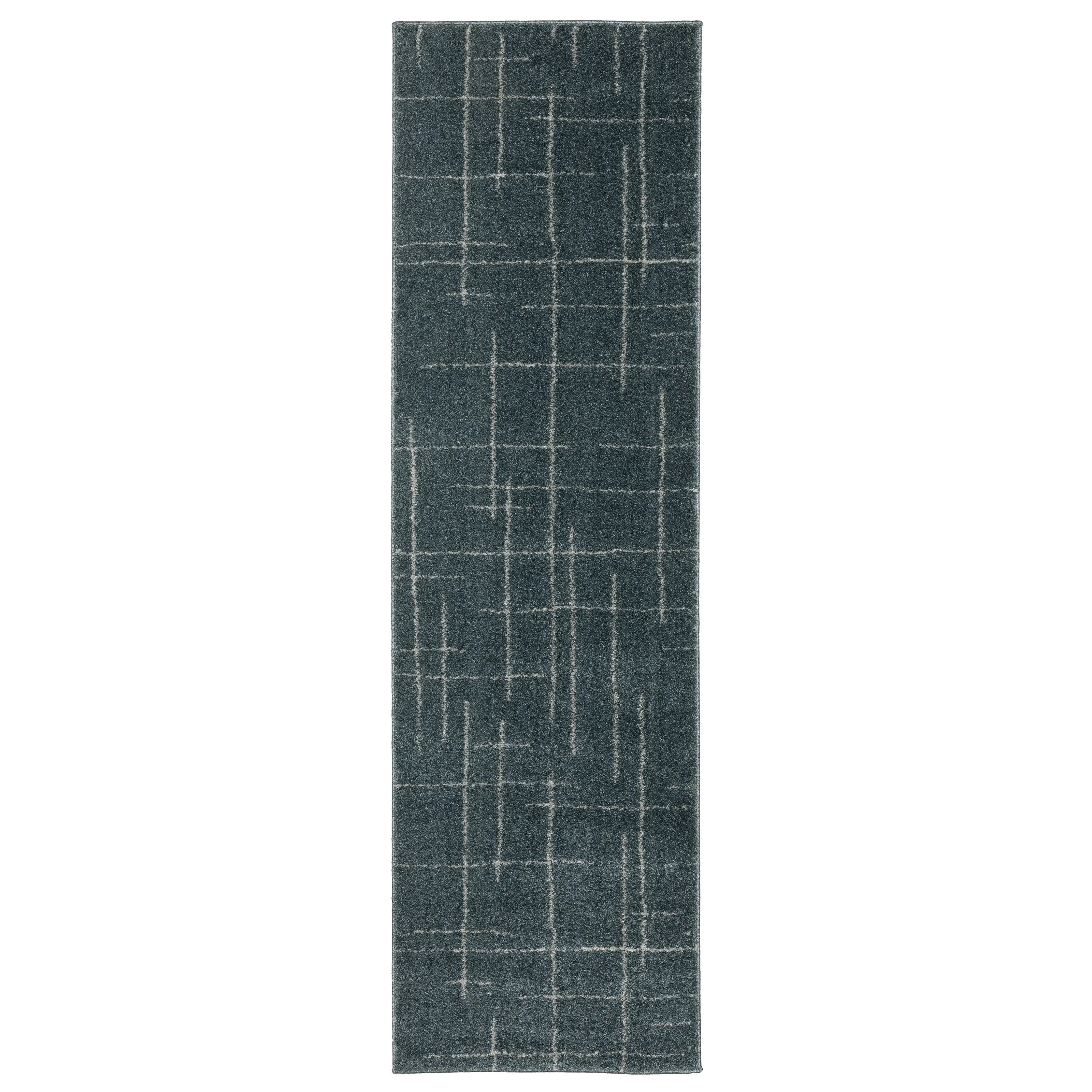 Style Haven Archer Abstract Geometric Blue/ Gray Indoor Area Rug