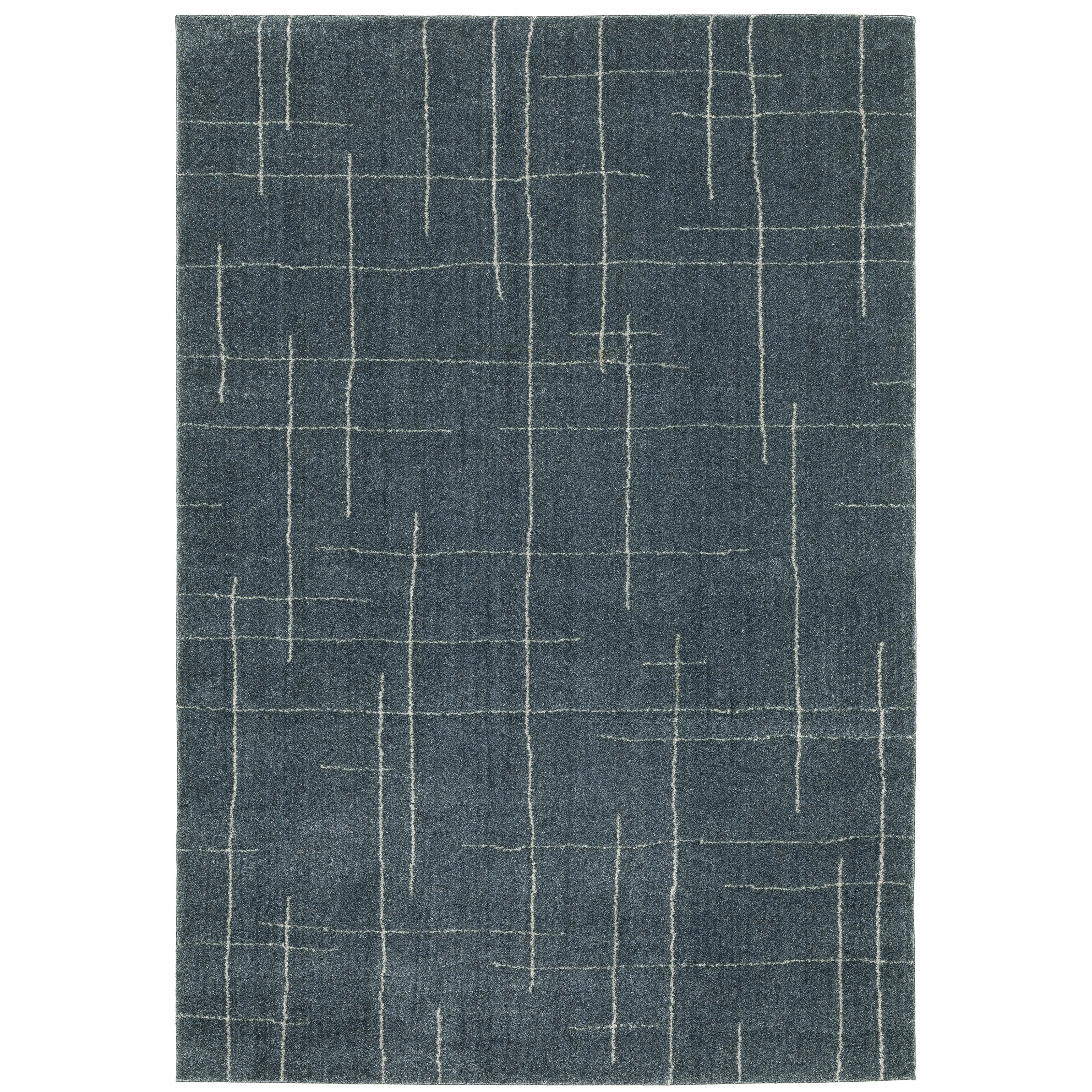 Style Haven Archer Abstract Geometric Blue/ Gray Indoor Area Rug
