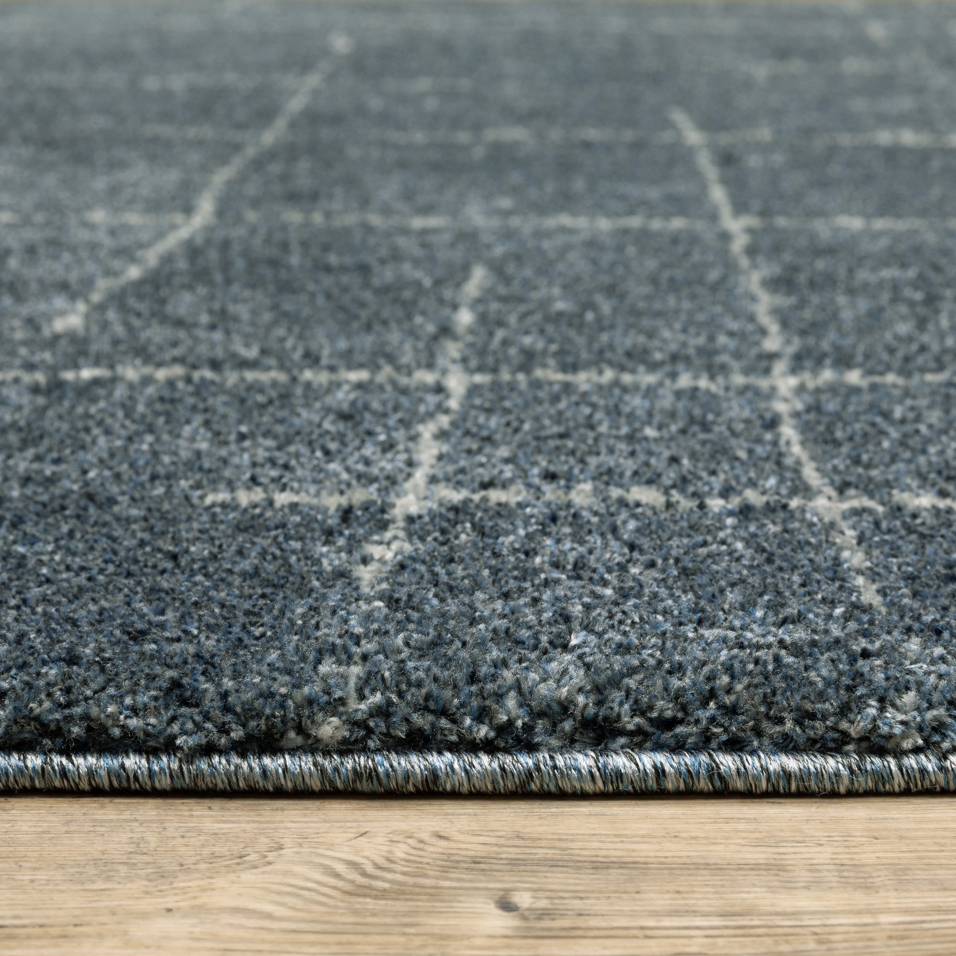 Style Haven Archer Abstract Geometric Blue/ Gray Indoor Area Rug