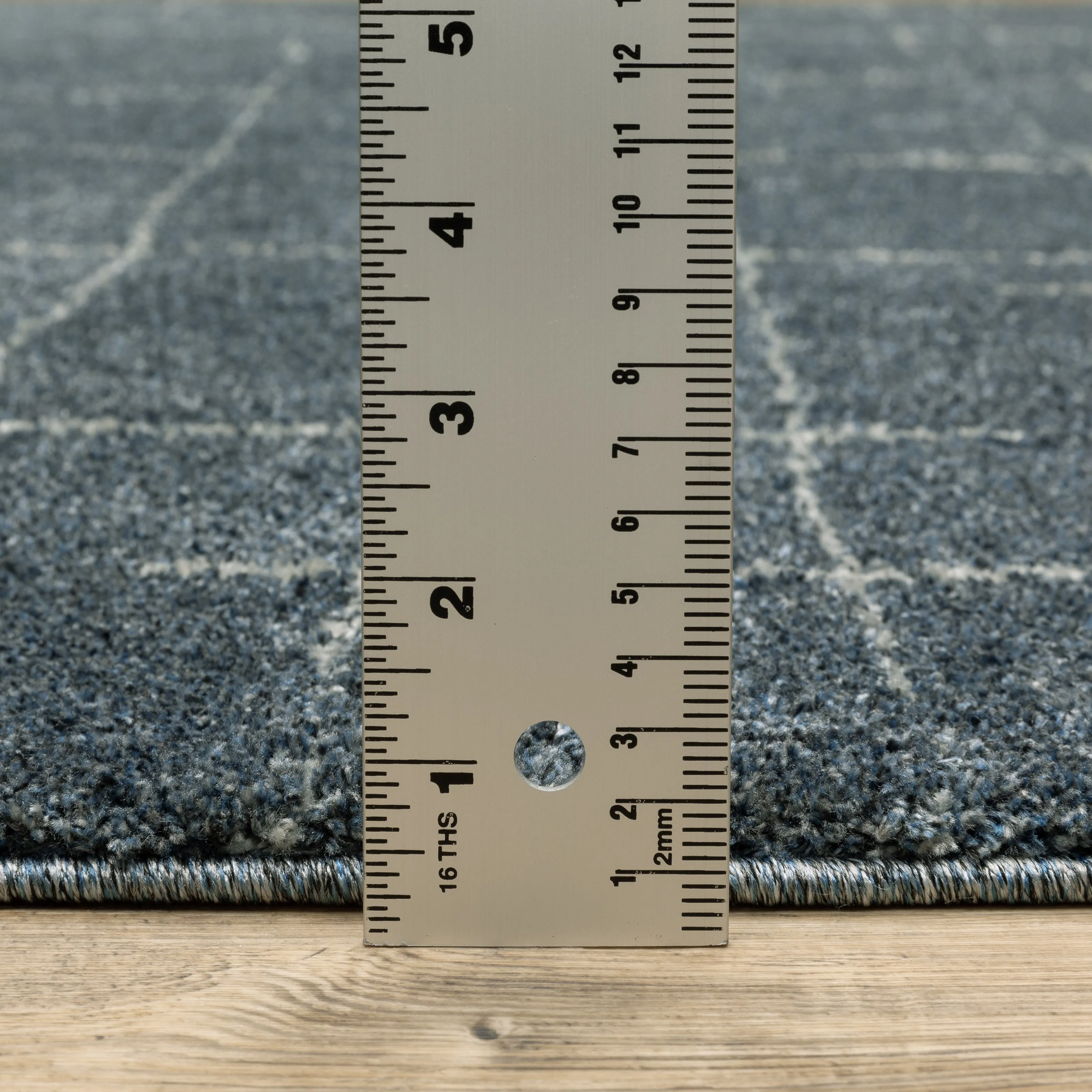 Style Haven Archer Abstract Geometric Blue/ Gray Indoor Area Rug