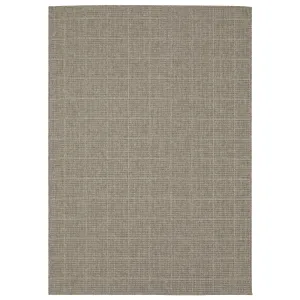 Style Haven Calayan Woven Gridwork Grey Ultimate Performance Area Rug~