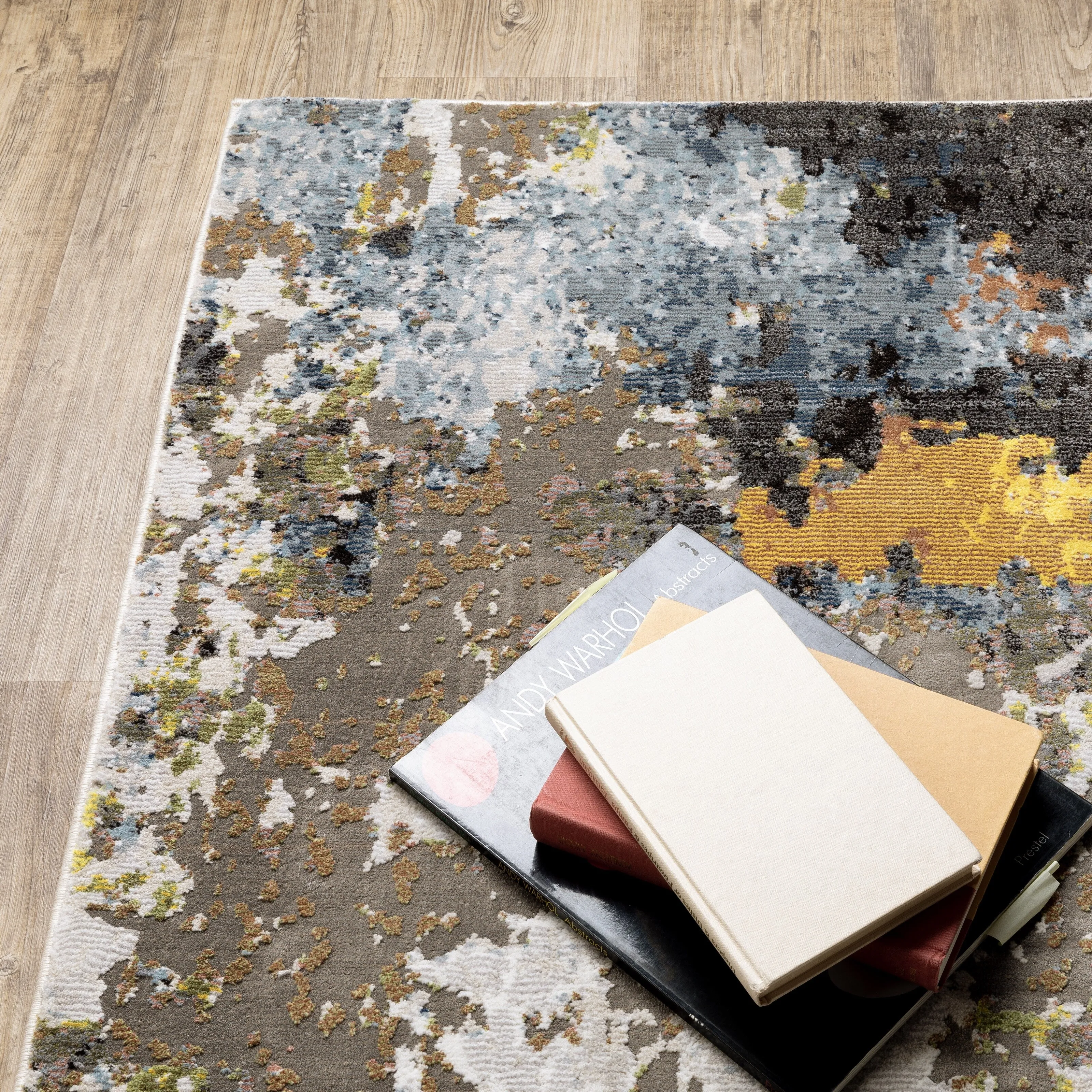 Style Haven Caldon Modern Abstract Area Rug