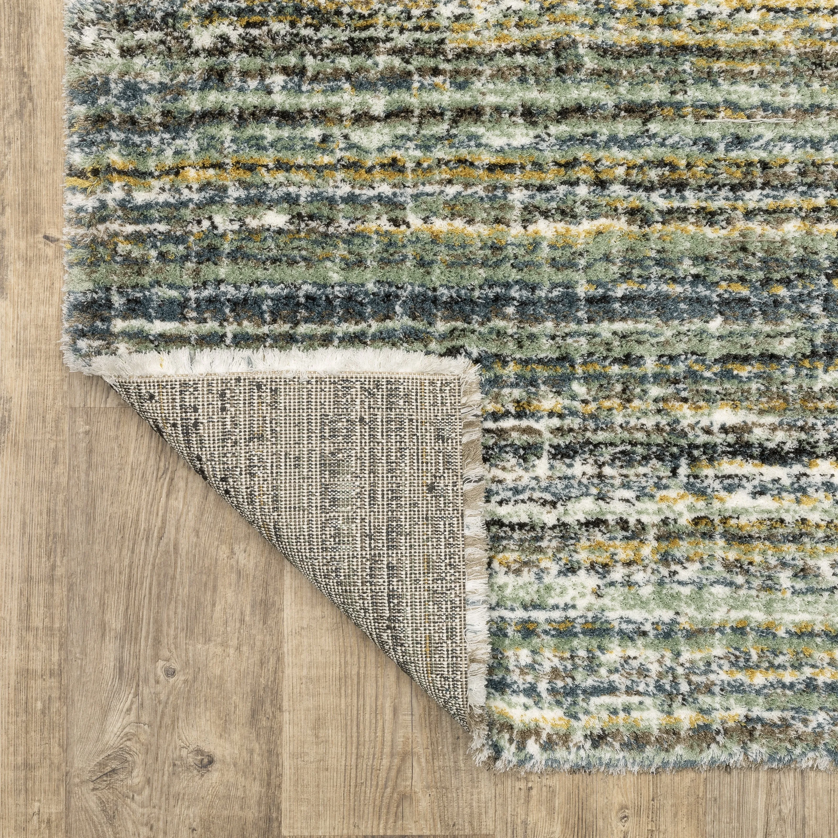 Style Haven Genoa Distressed Gridwork Green/ Blue Area Rug