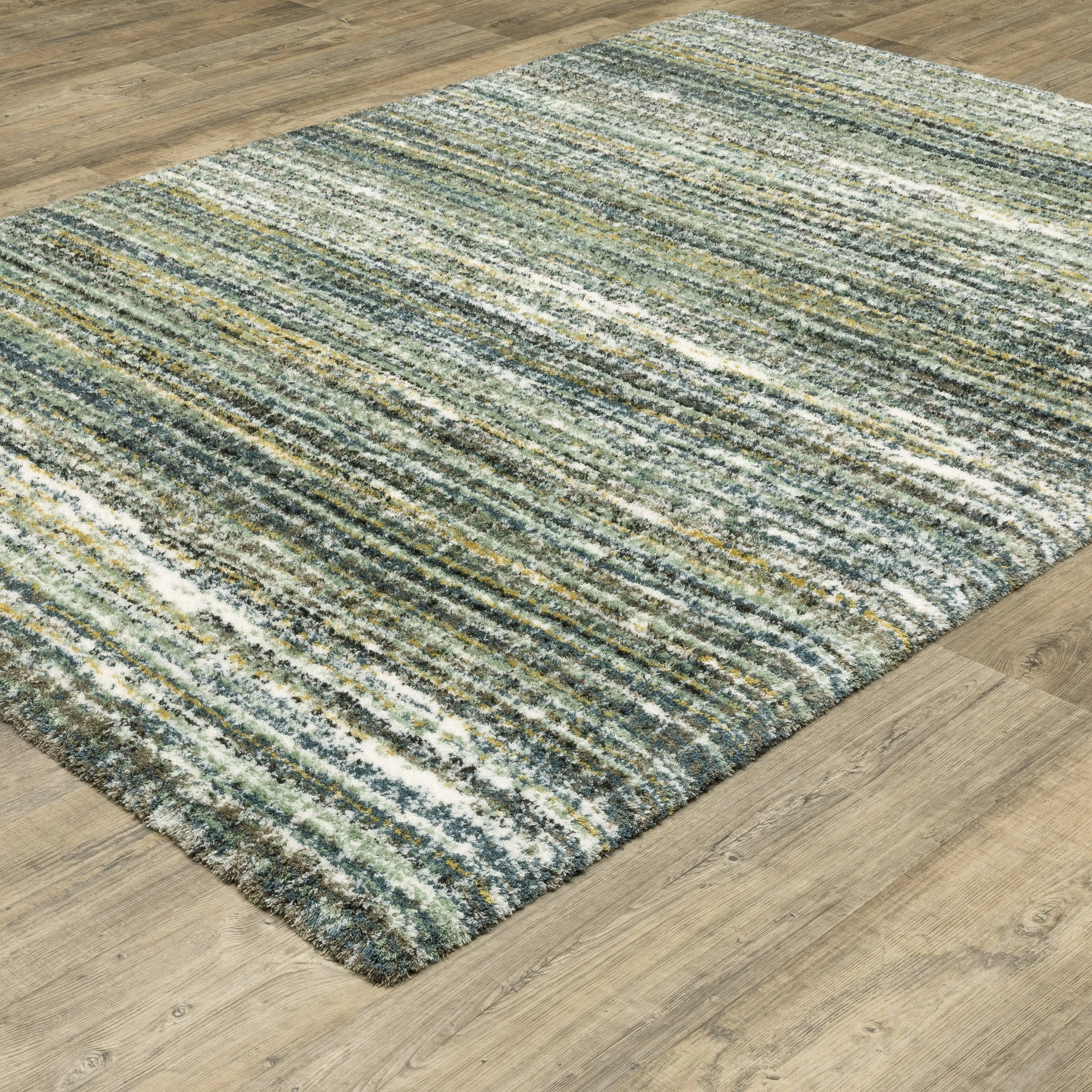 Style Haven Genoa Distressed Gridwork Green/ Blue Area Rug