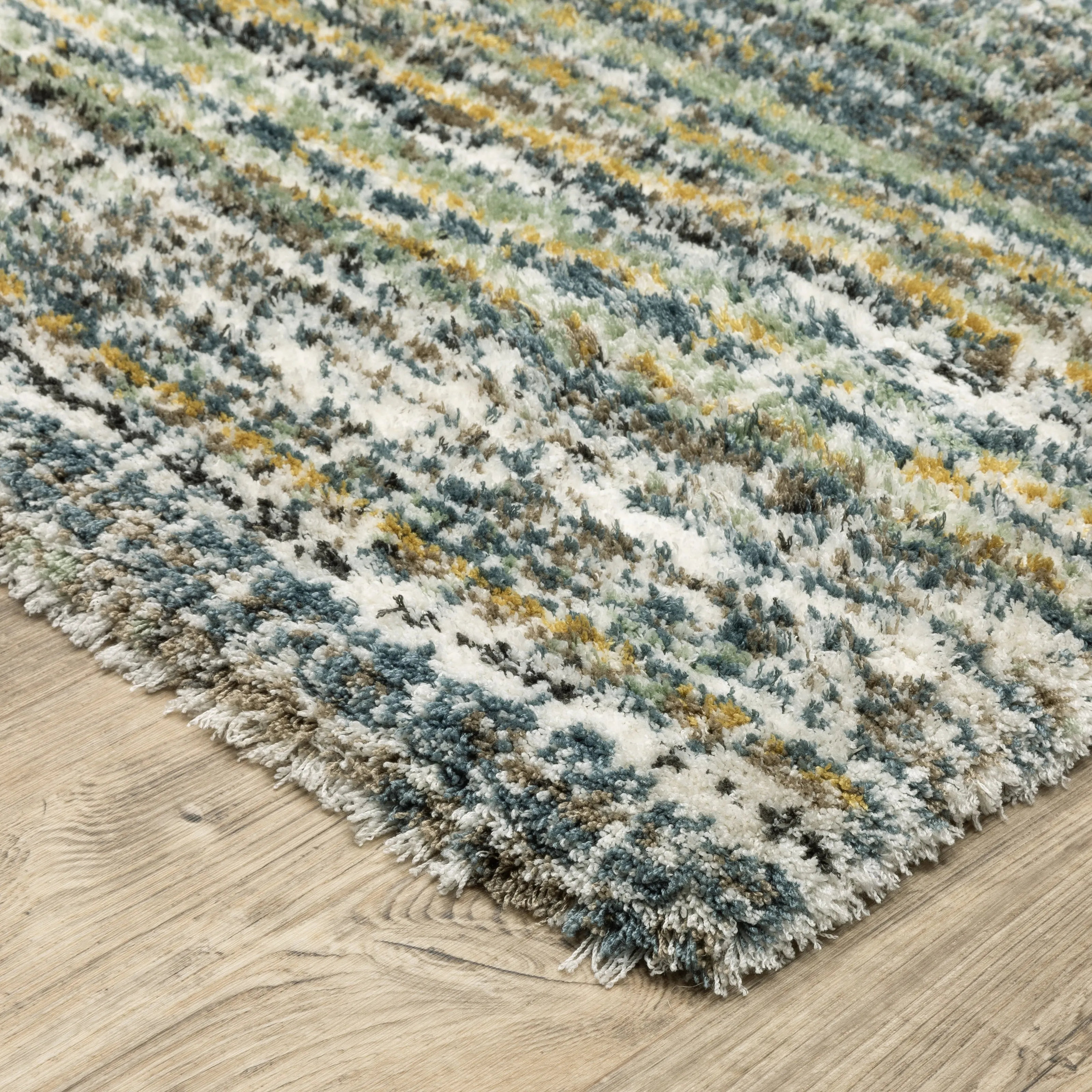Style Haven Genoa Distressed Gridwork Green/ Blue Area Rug