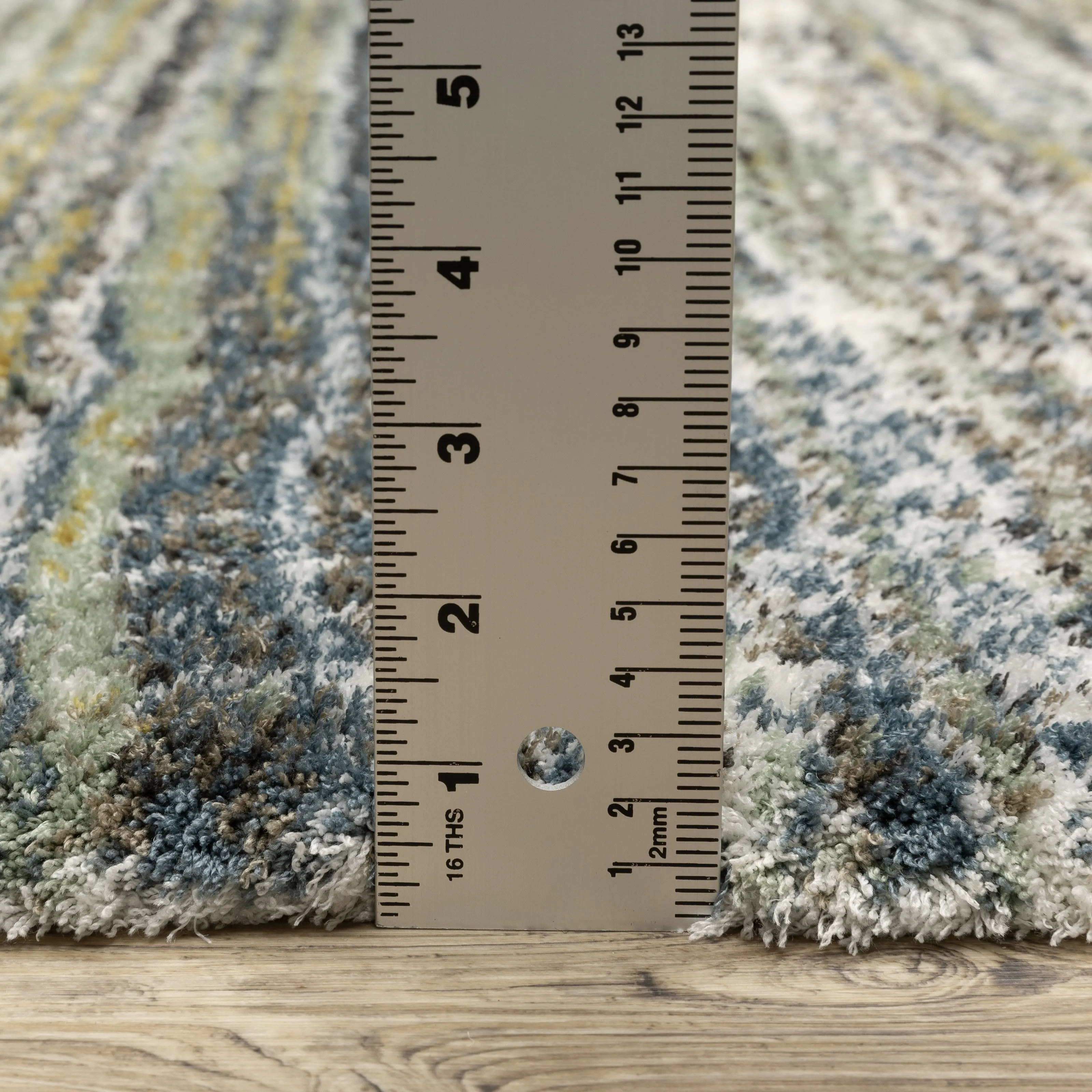 Style Haven Genoa Distressed Gridwork Green/ Blue Area Rug