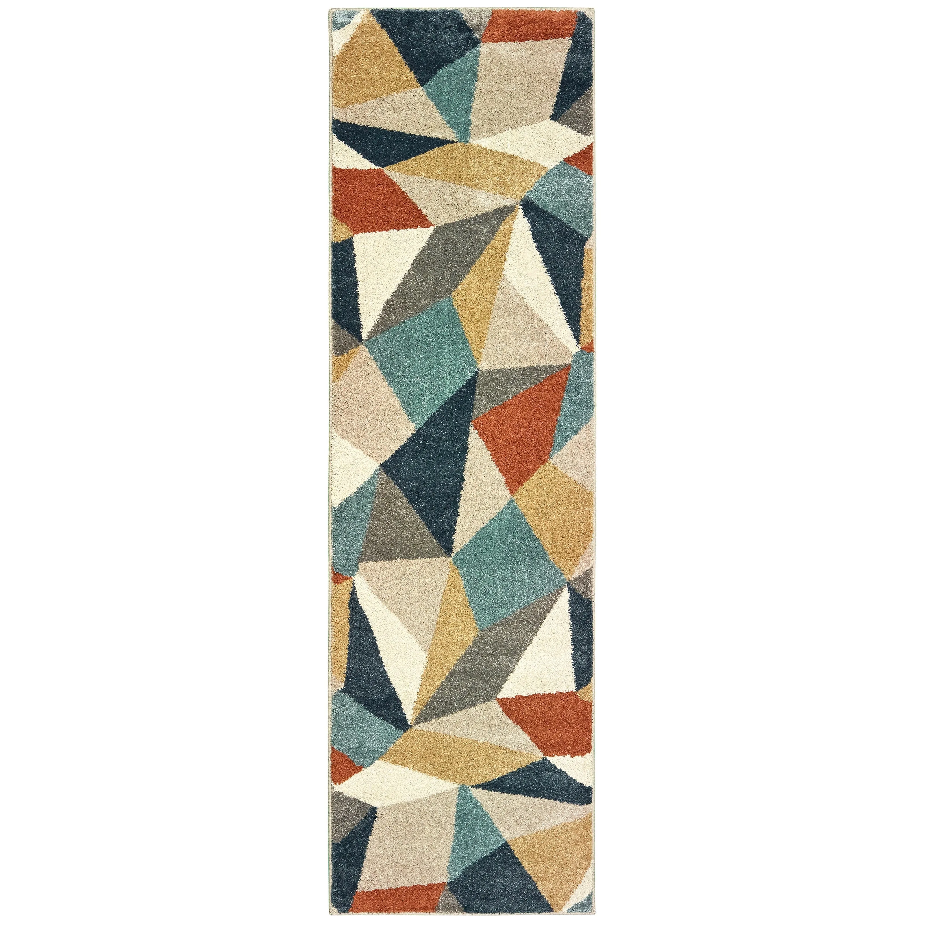 Style Haven Jelsa Teal/Orange Area Rug