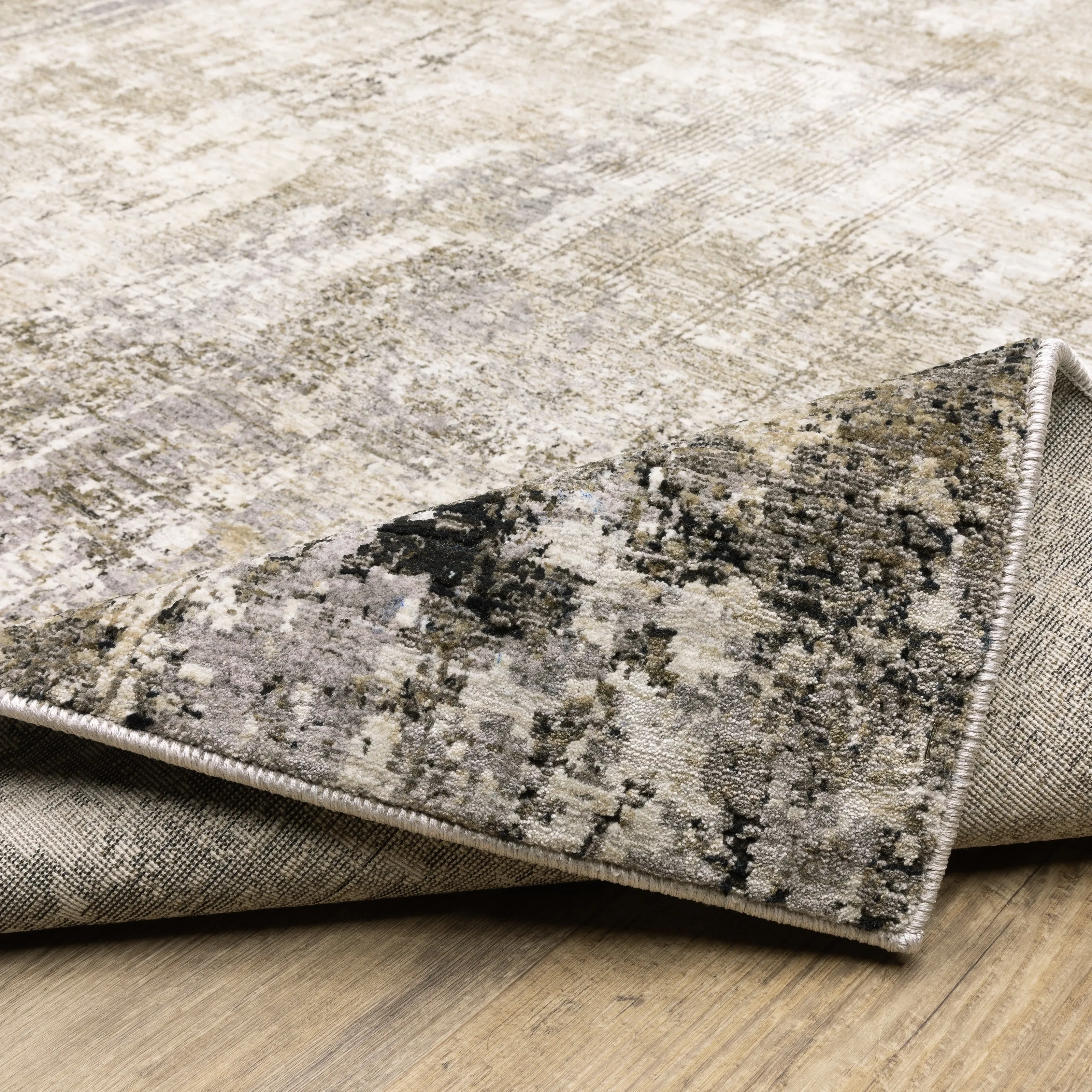Style Haven Nelson Distressed Abstract Beige/ Grey Indoor Area Rug
