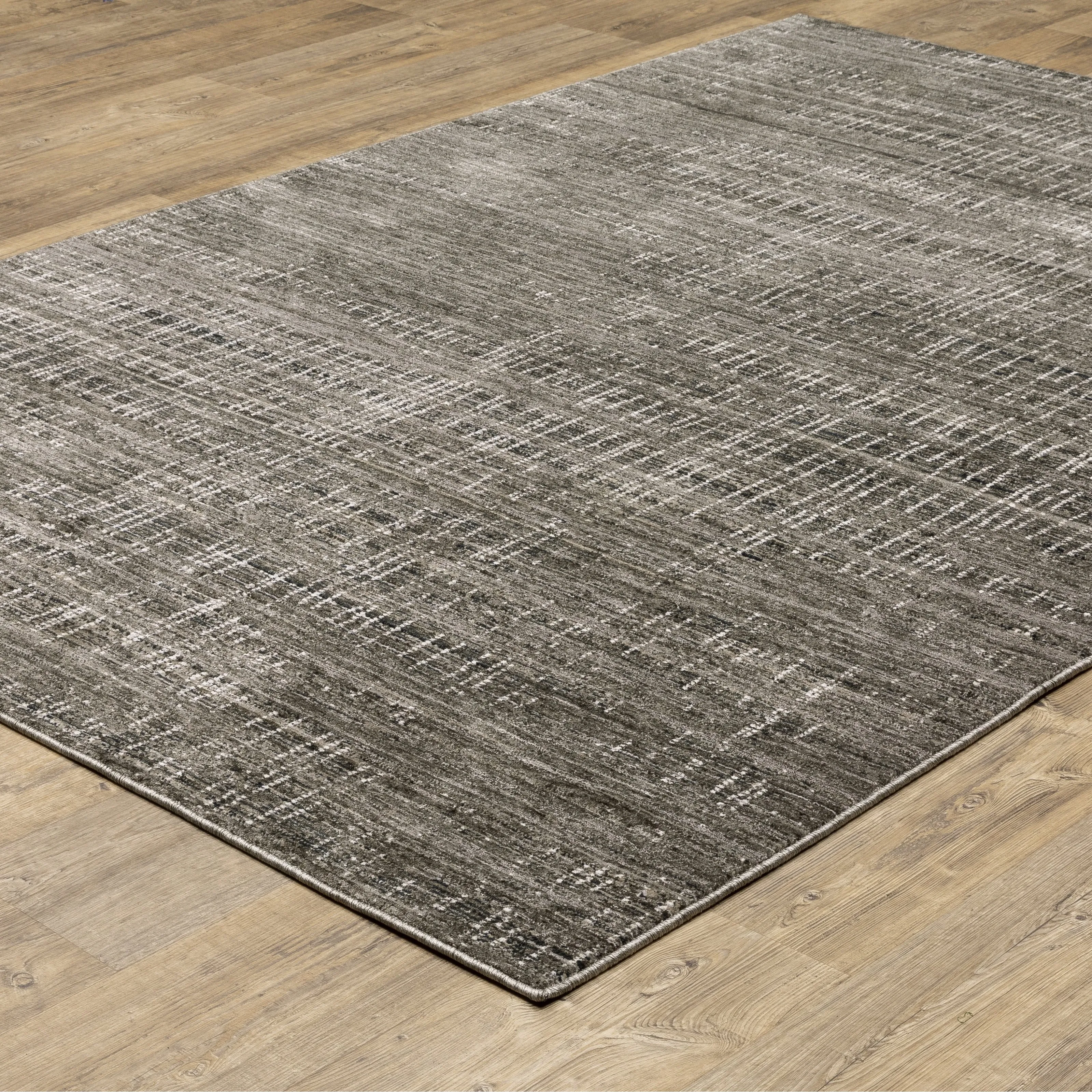 Style Haven Nelson Industrial Geometric Charcoal/ Grey Indoor Area Rug