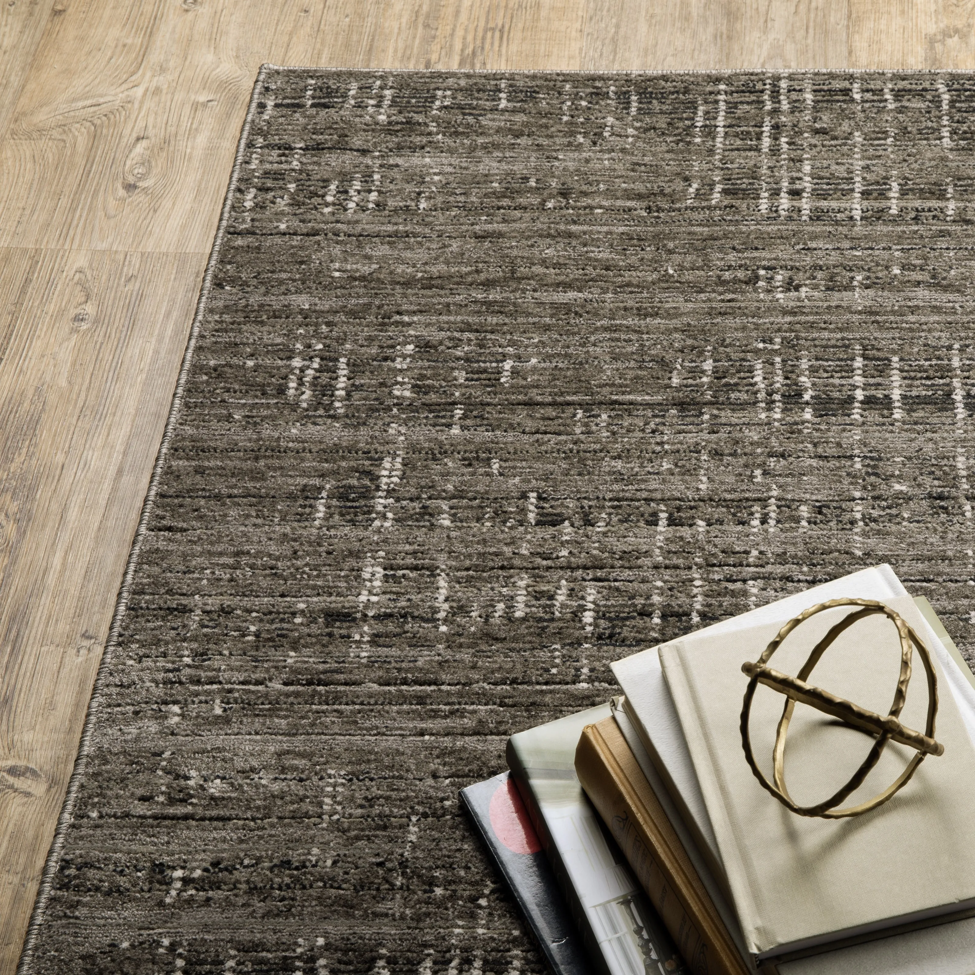 Style Haven Nelson Industrial Geometric Charcoal/ Grey Indoor Area Rug