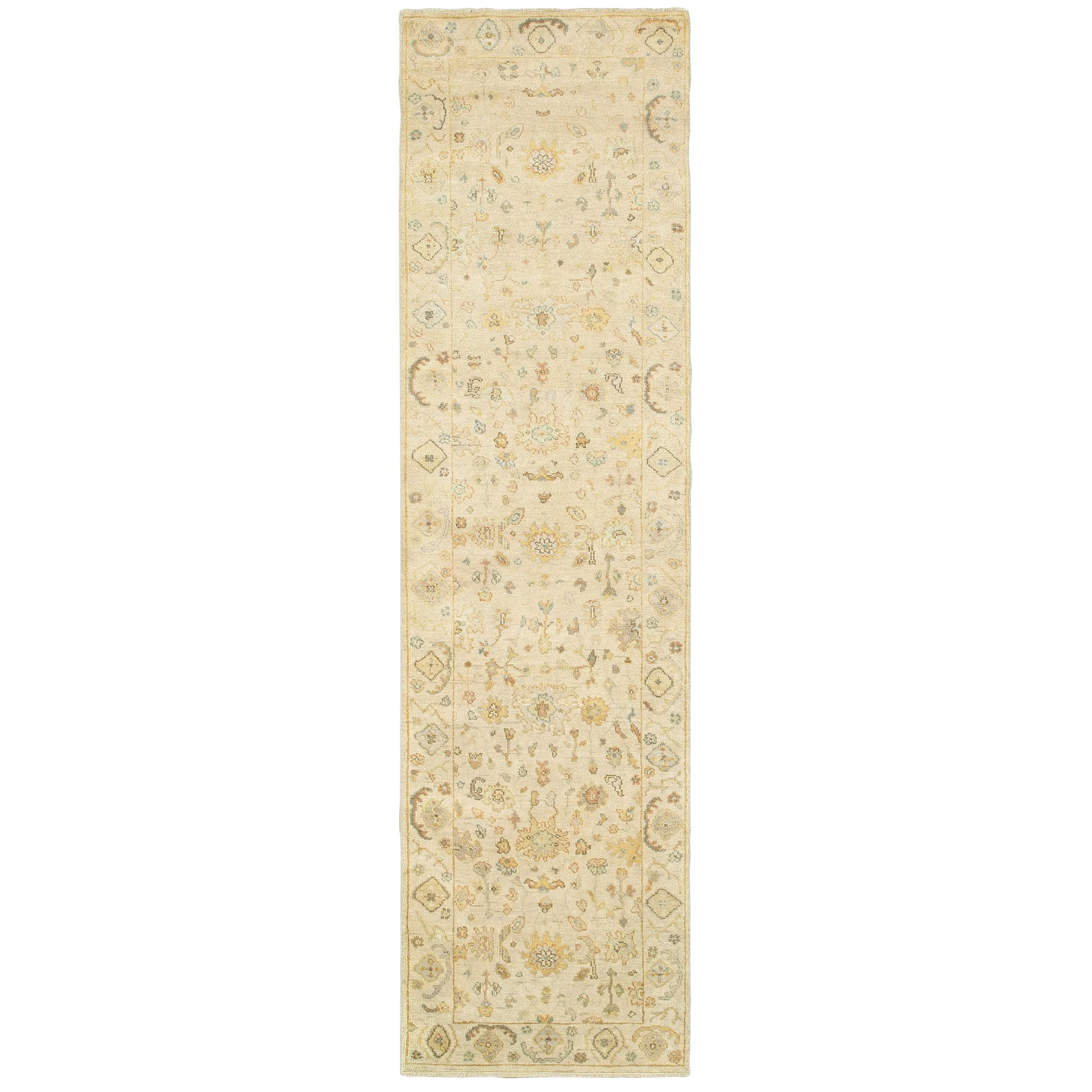 Style Haven Palma Vintage Inspired Wool Hand Knotted Area Rug