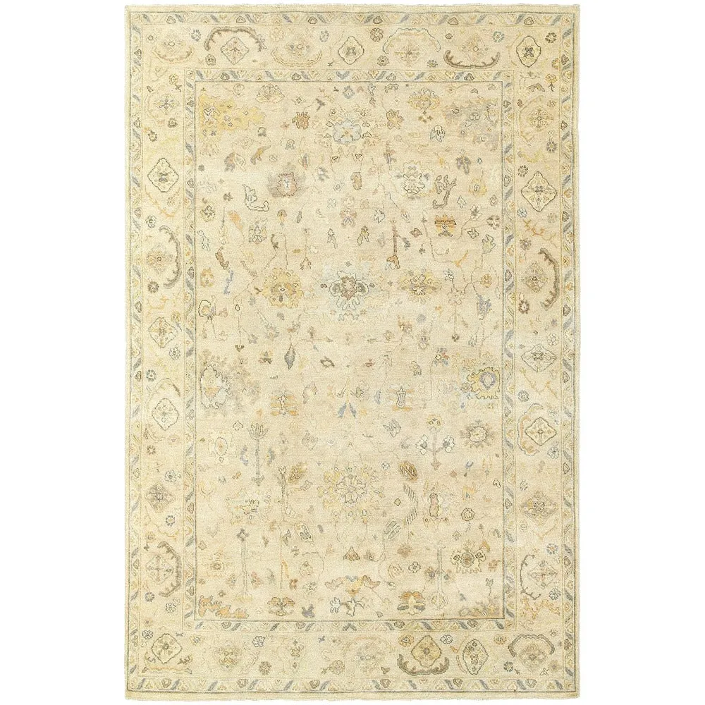 Style Haven Palma Vintage Inspired Wool Hand Knotted Area Rug