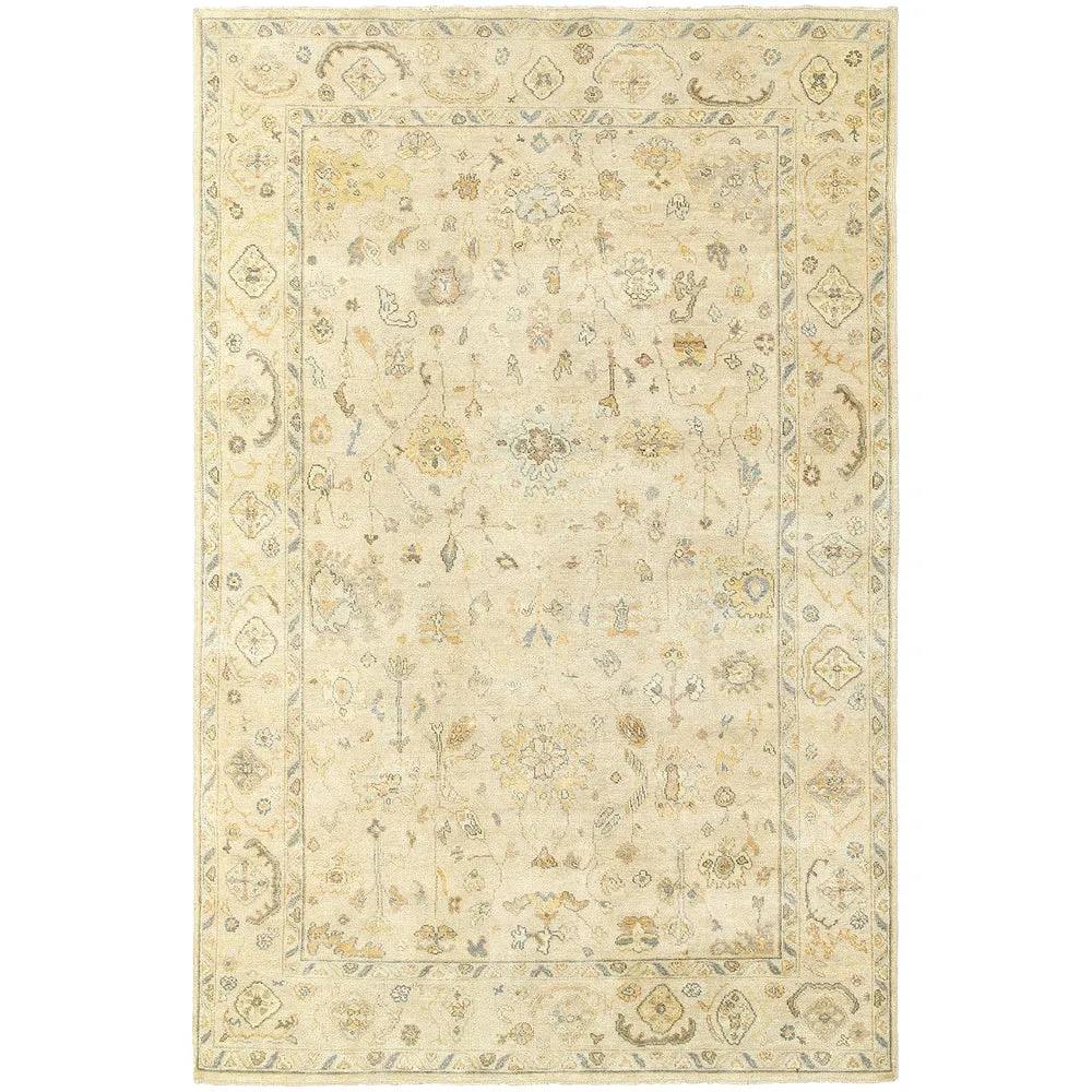 Style Haven Palma Vintage Inspired Wool Hand Knotted Area Rug