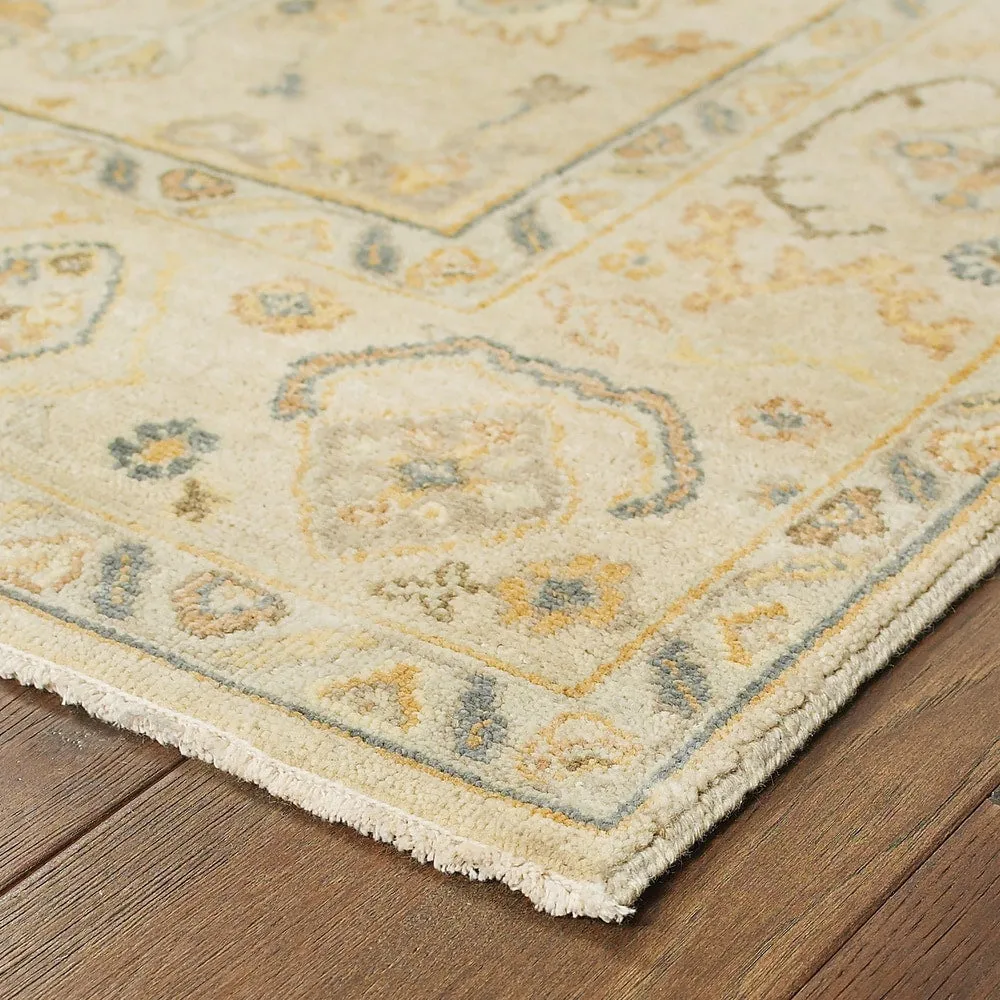 Style Haven Palma Vintage Inspired Wool Hand Knotted Area Rug