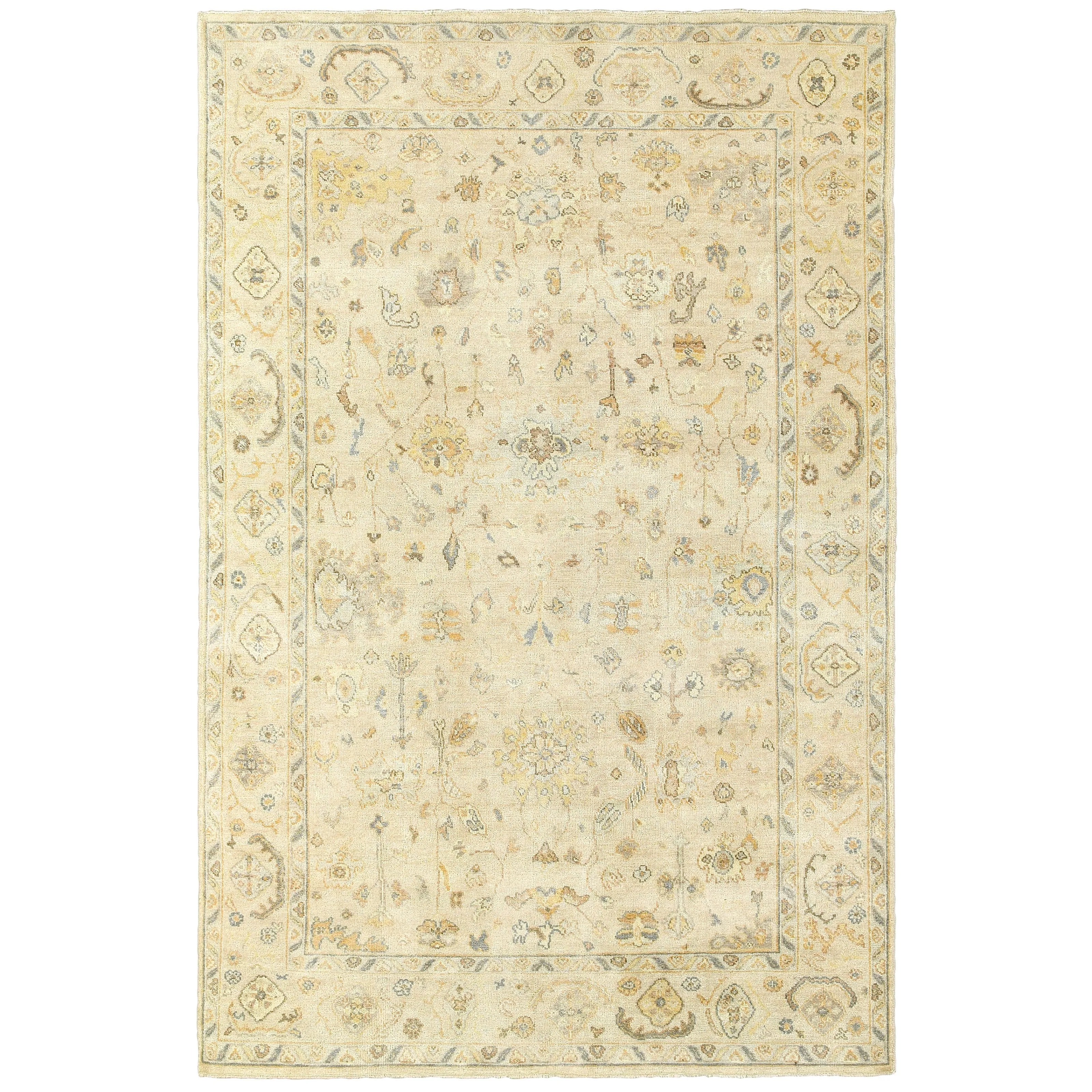Style Haven Palma Vintage Inspired Wool Hand Knotted Area Rug