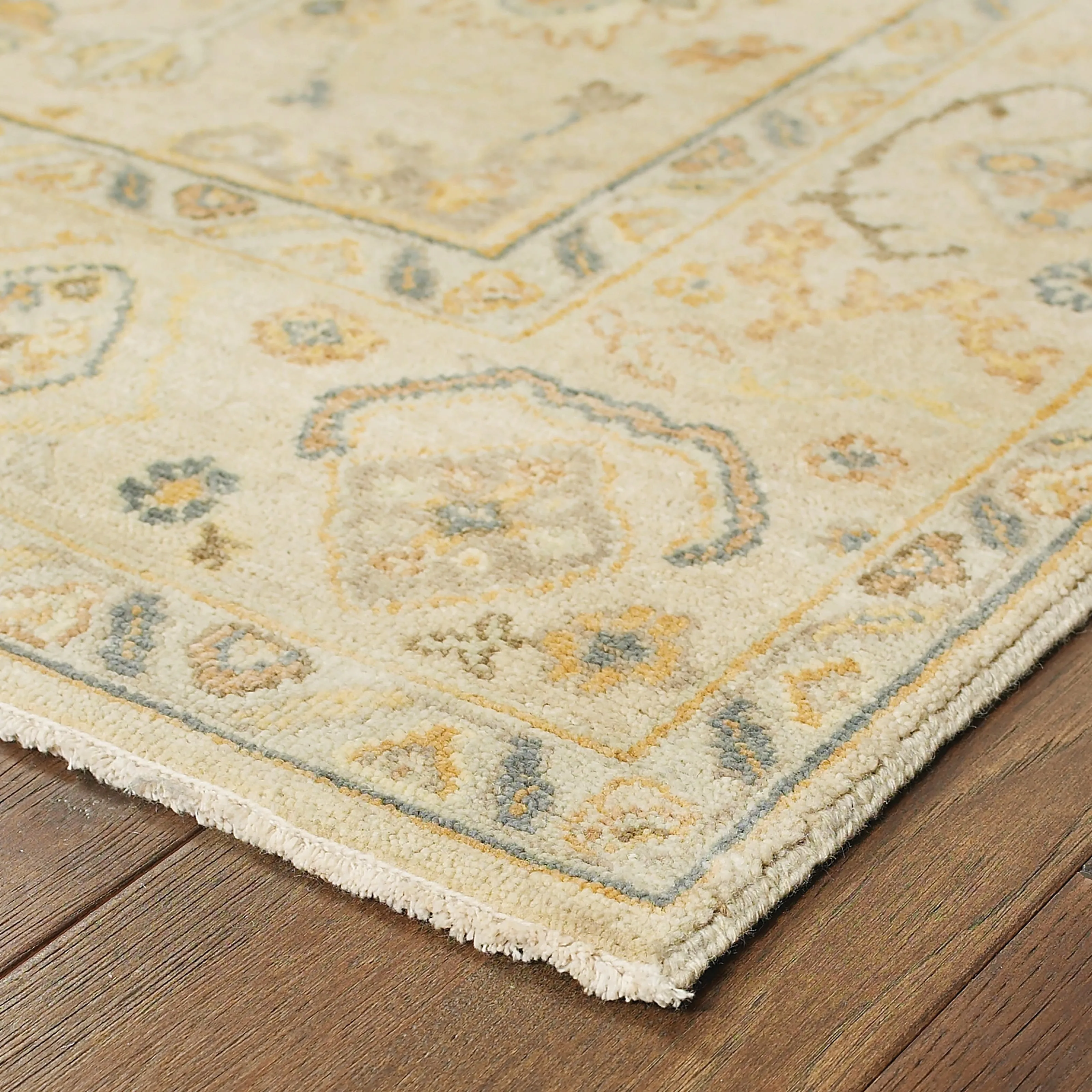 Style Haven Palma Vintage Inspired Wool Hand Knotted Area Rug