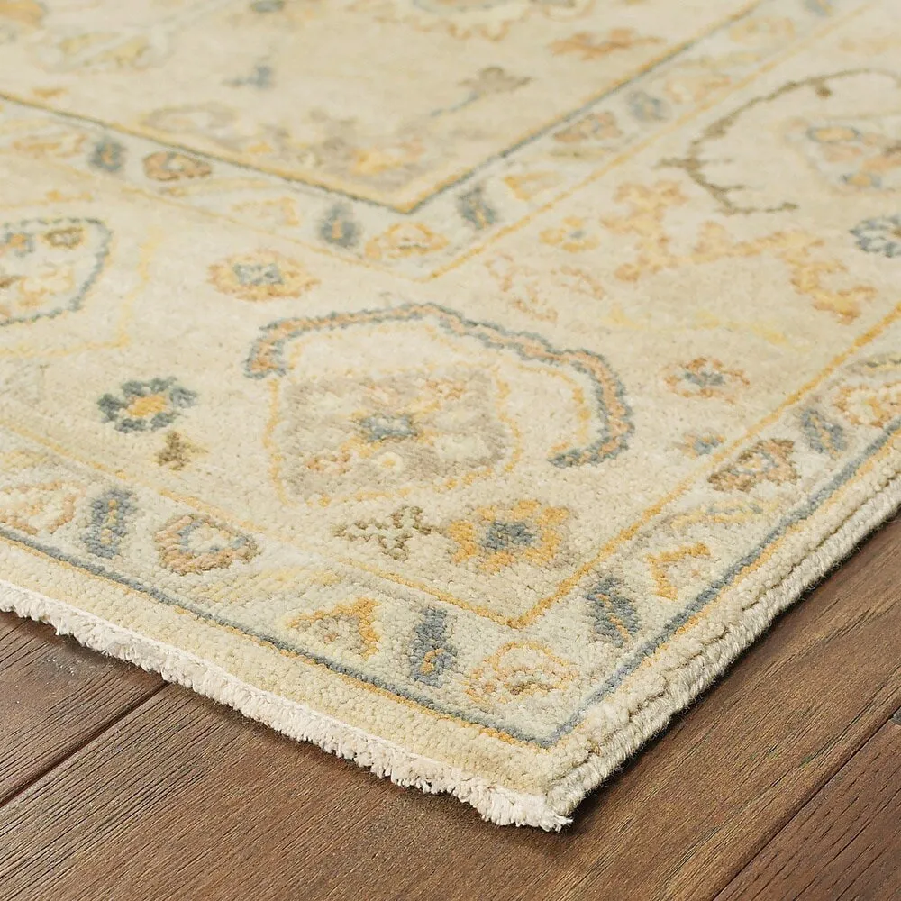 Style Haven Palma Vintage Inspired Wool Hand Knotted Area Rug