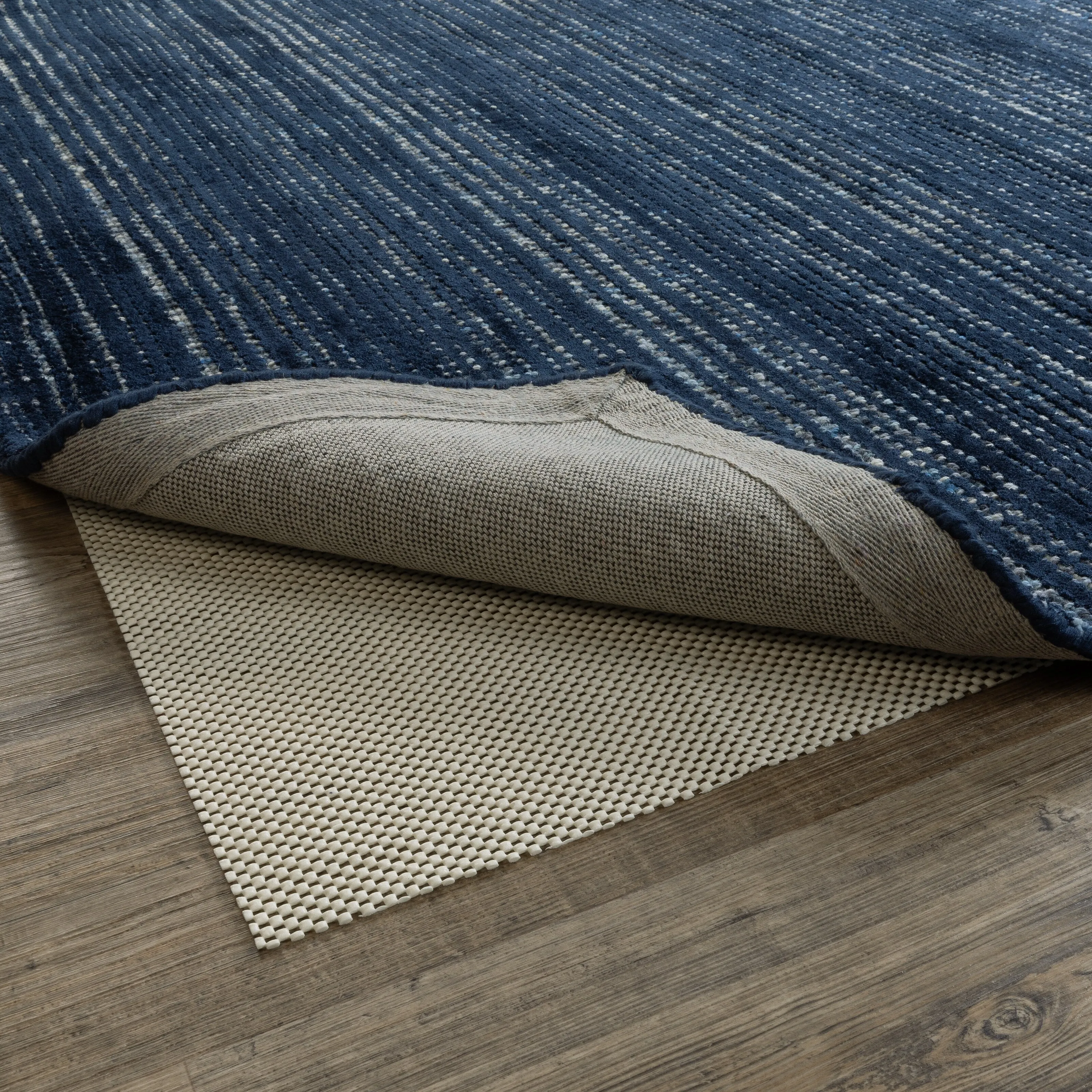 Style Haven Plush Hold White PVC-Coated Knit Polyester Rug Pad - Beige