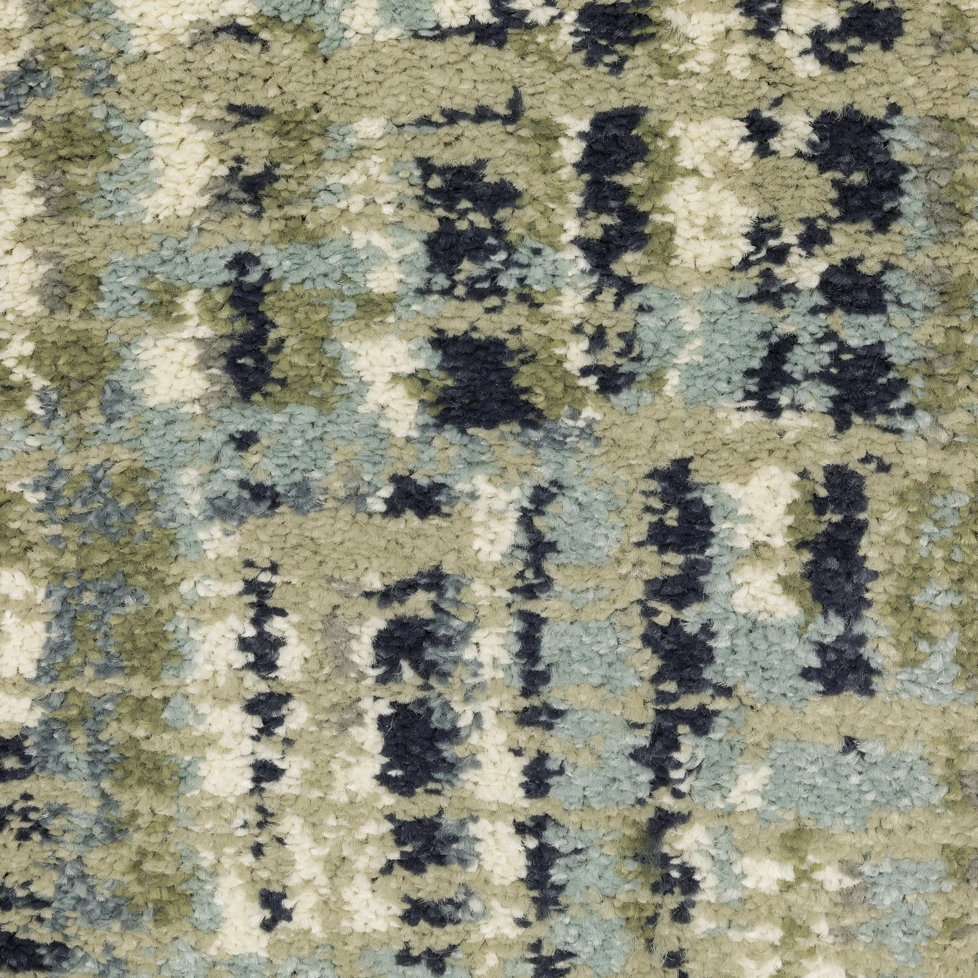 Style Haven Salinas Industrial Striped Green/ Blue Indoor Area Rug