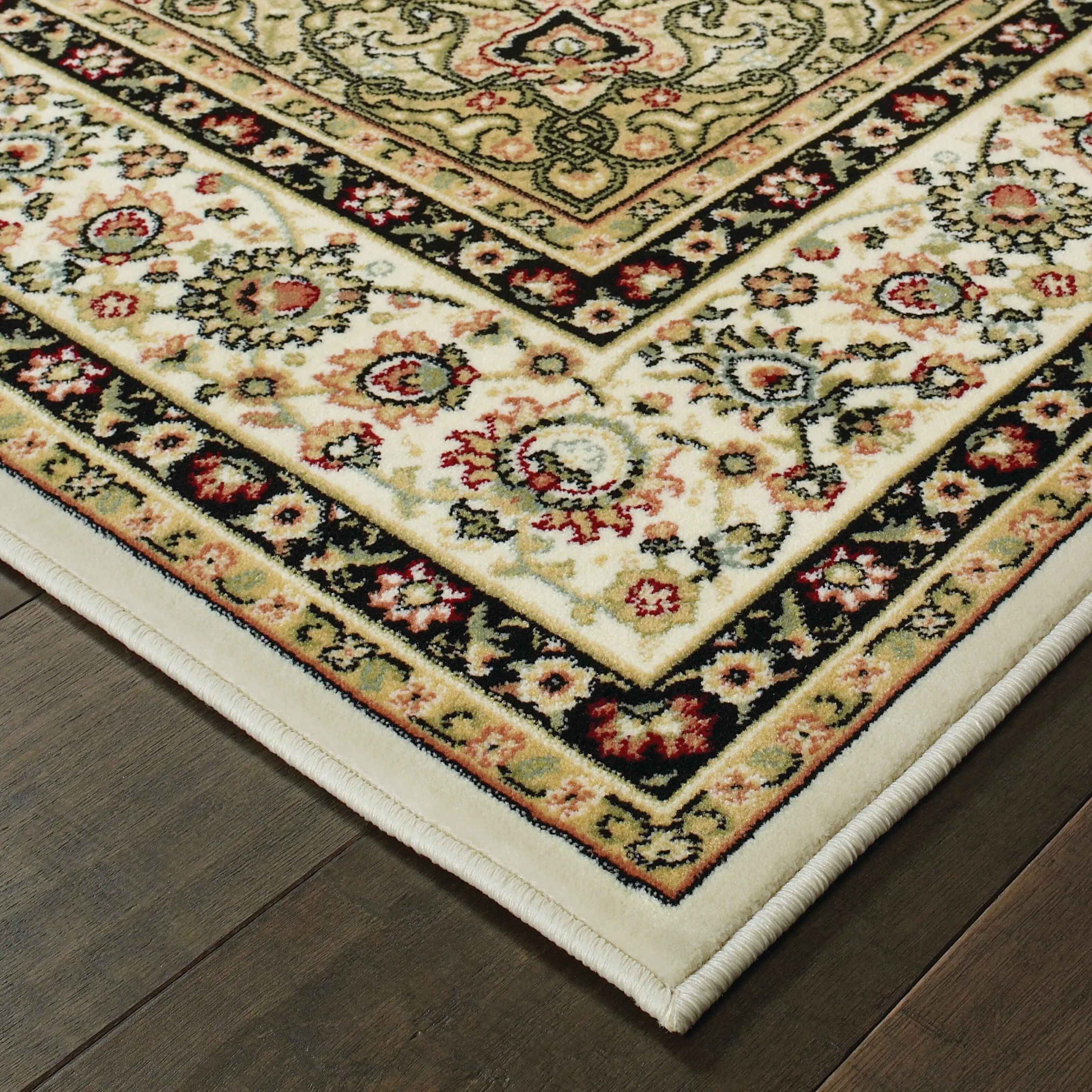 Style Haven Stora Red/Ivory Classic Medallion Area Rug