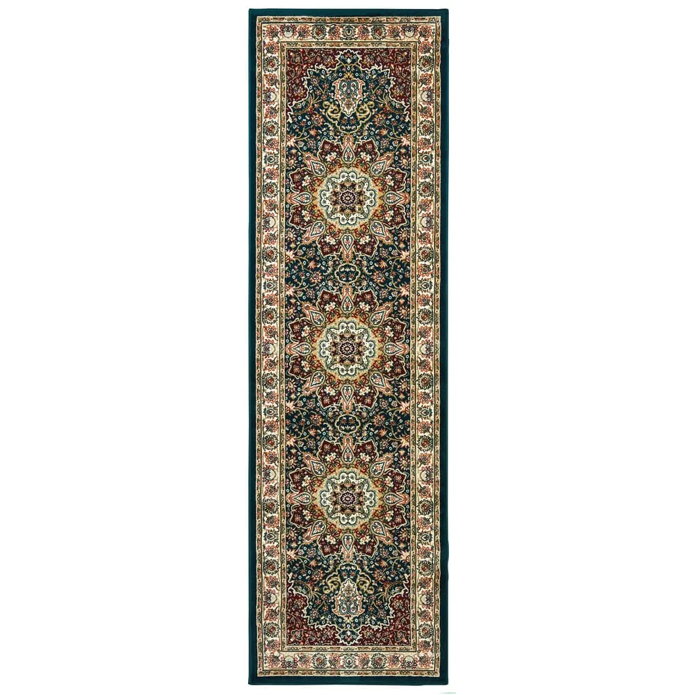 Style Haven Stora Red/Ivory Classic Medallion Area Rug