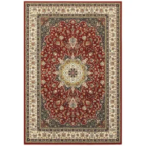 Style Haven Stora Red/Ivory Classic Medallion Area Rug