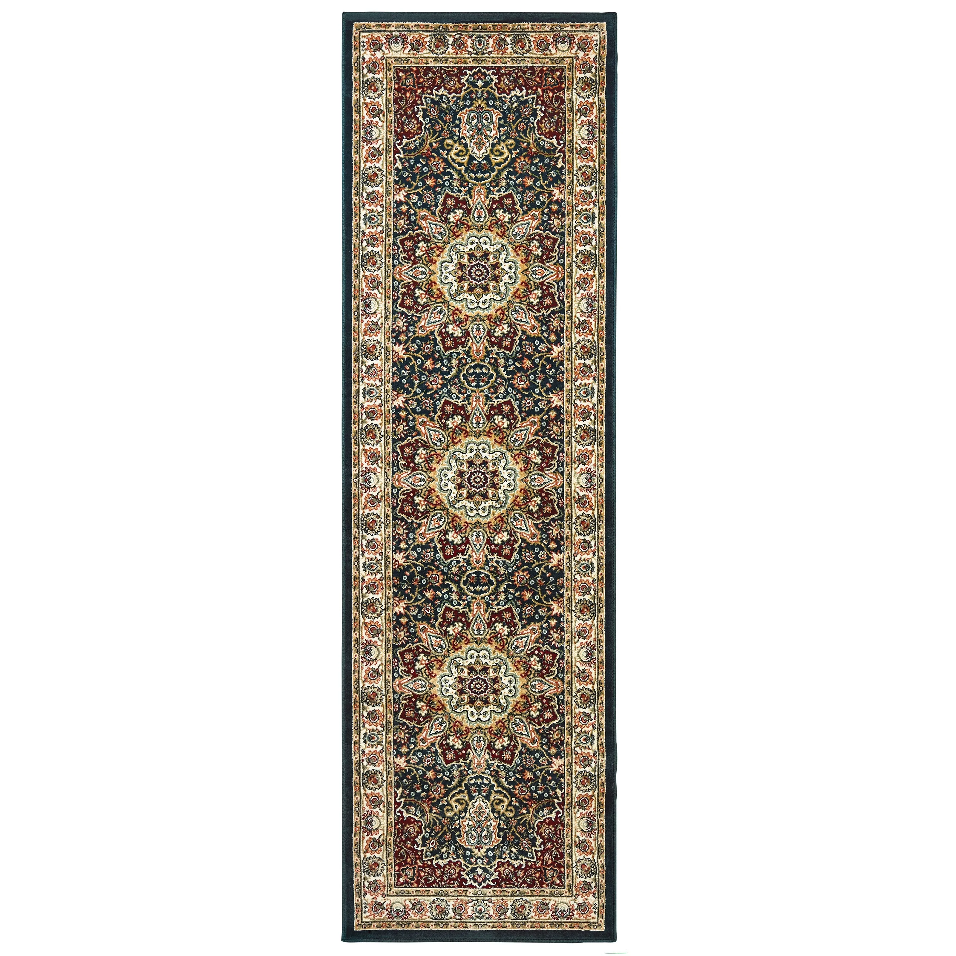 Style Haven Stora Red/Ivory Classic Medallion Area Rug