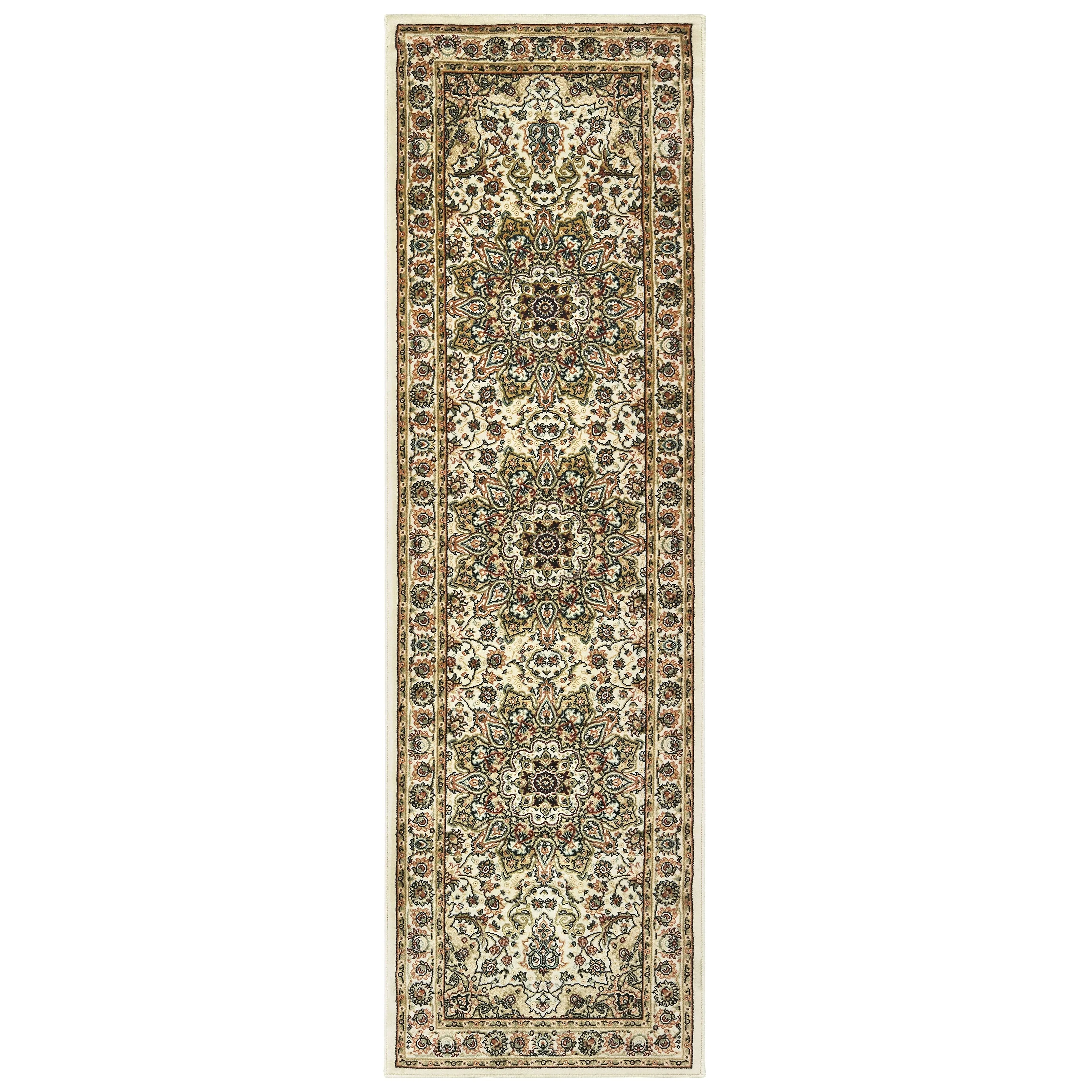 Style Haven Stora Red/Ivory Classic Medallion Area Rug