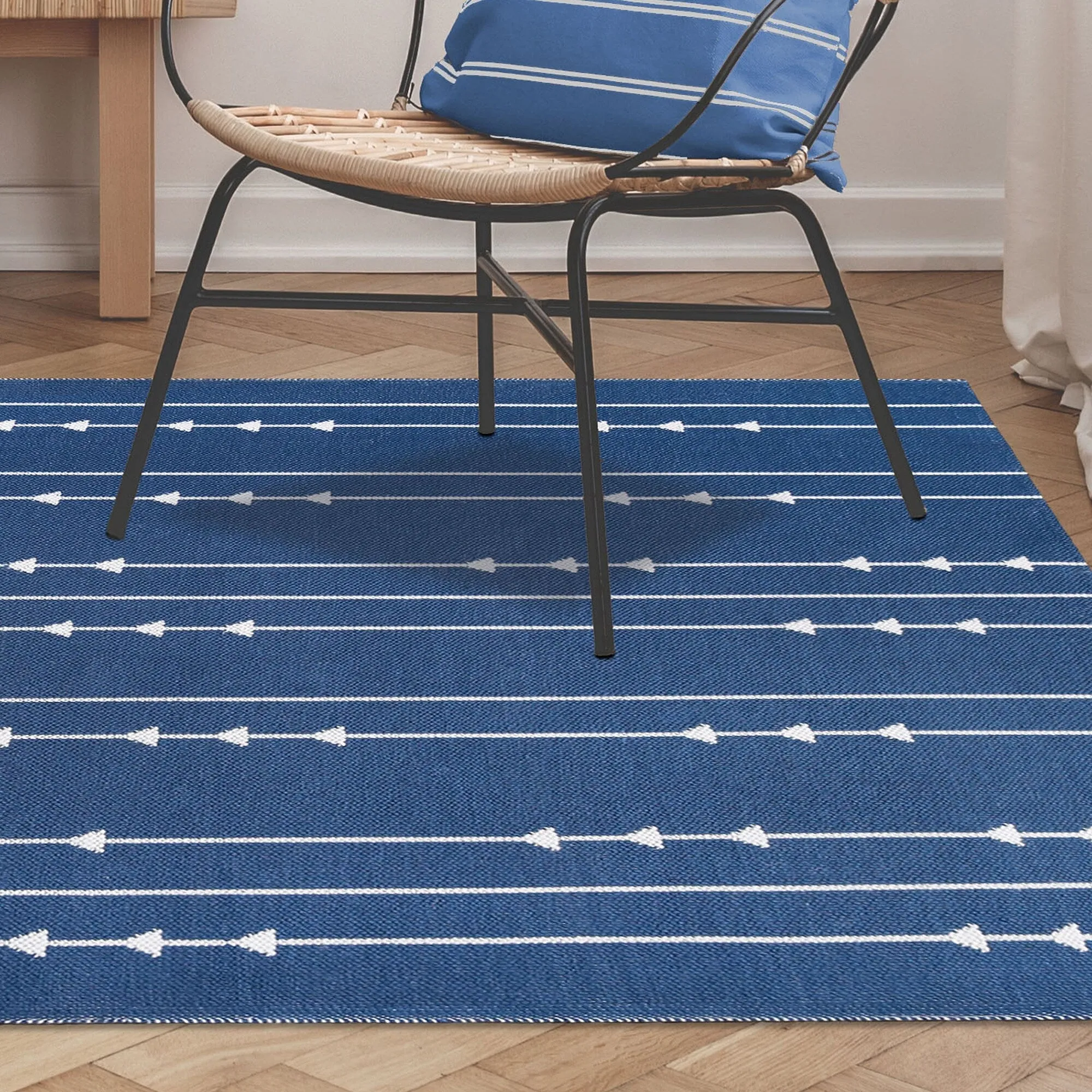 Superior Minimalist Bohemian Arrow Indoor Outdoor Area Rug
