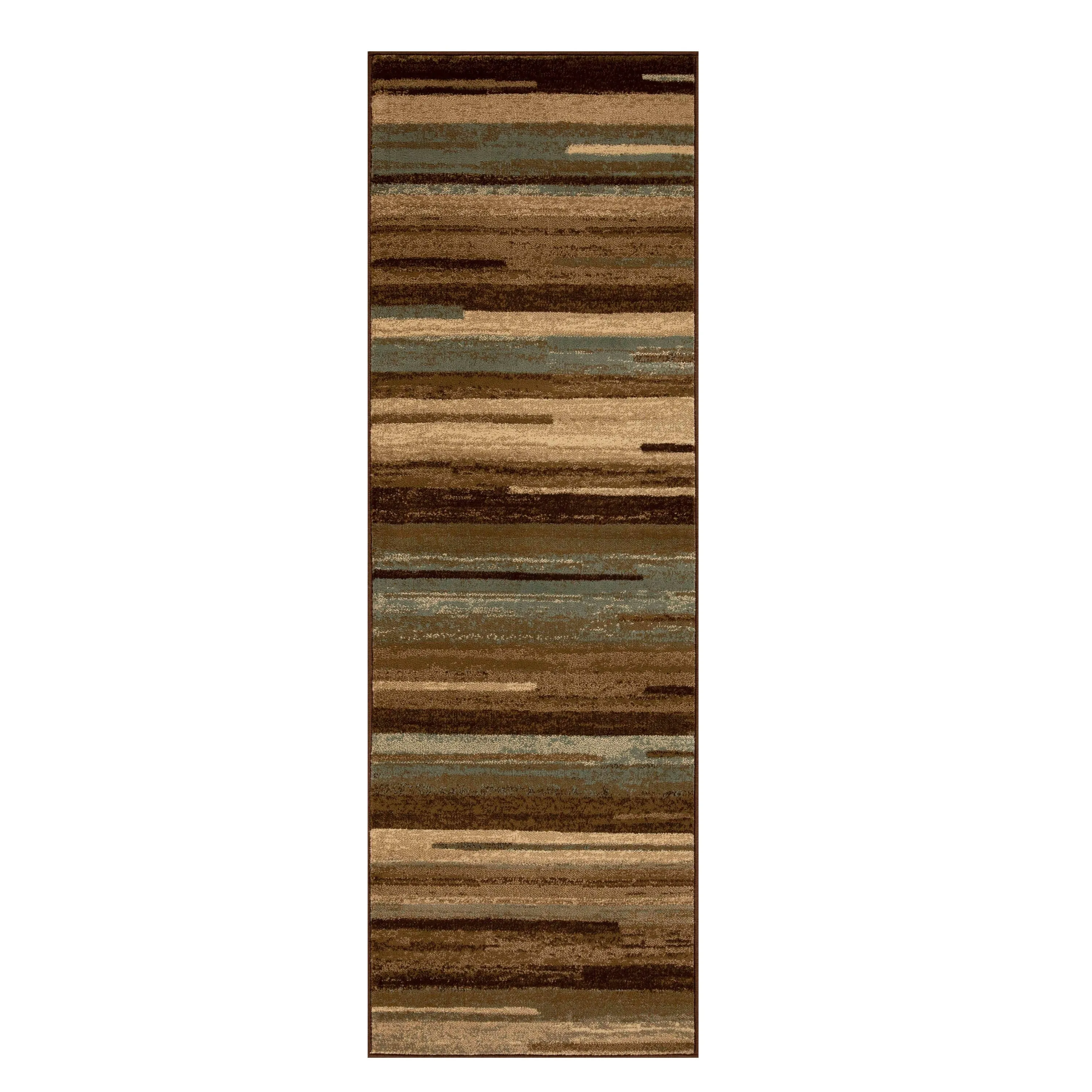 Superior Stripes Abstract Lines Power-Loomed Indoor Area Rug