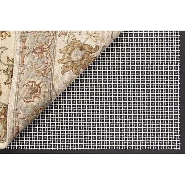Synthetic Antimicrobial Nonslip Rug Pad - White