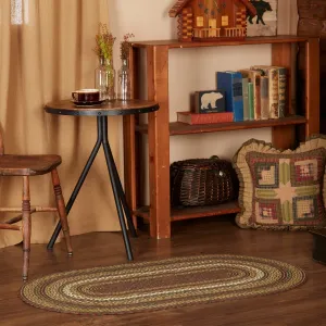 Tea Cabin Jute Rug Oval w/ Pad 27x48 - 27 x 48 Oval