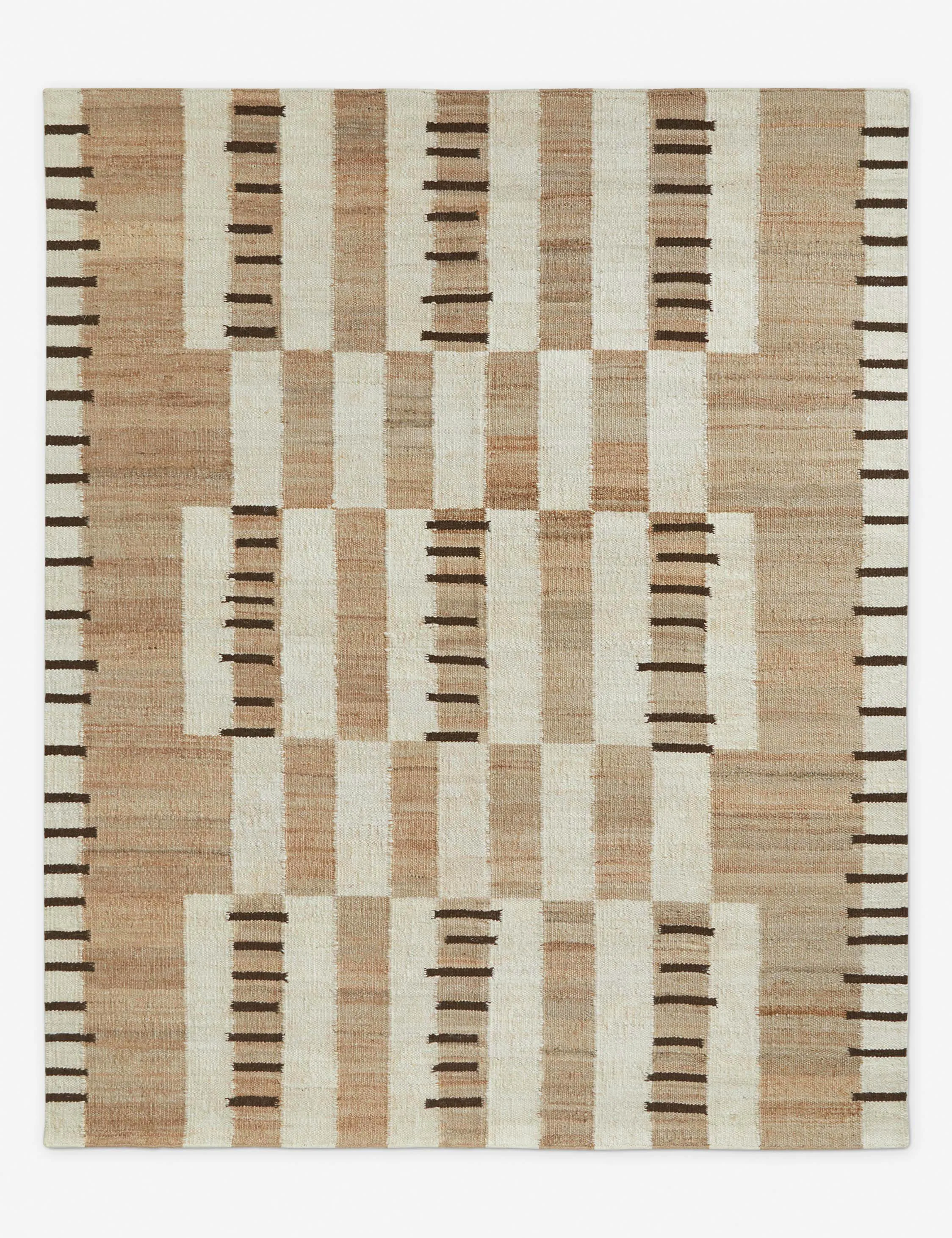 Tempo Flatweave Jute Rug Swatch 18 x 18 by Elan Byrd