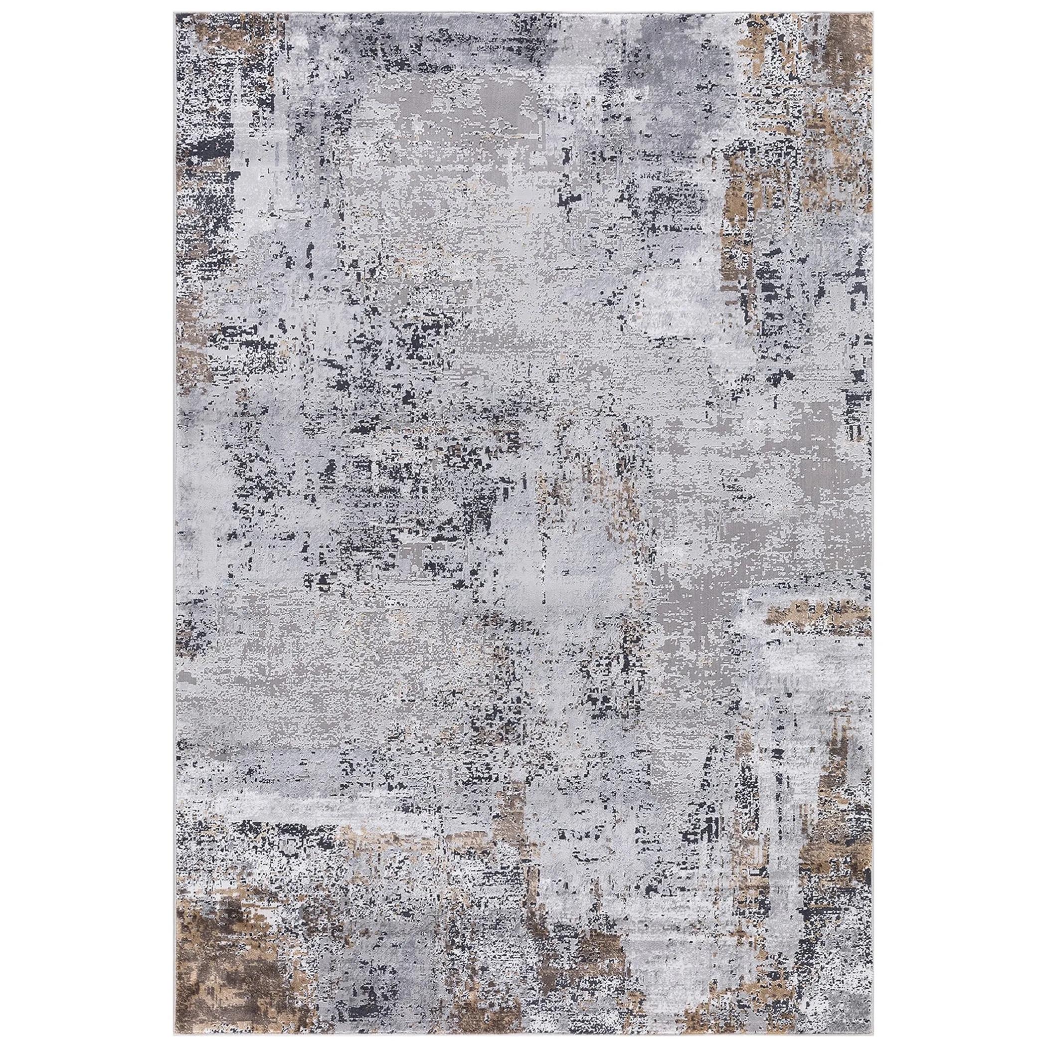 The Gray Barn Longleat Modern Abstract Polyester Blend Area Rug