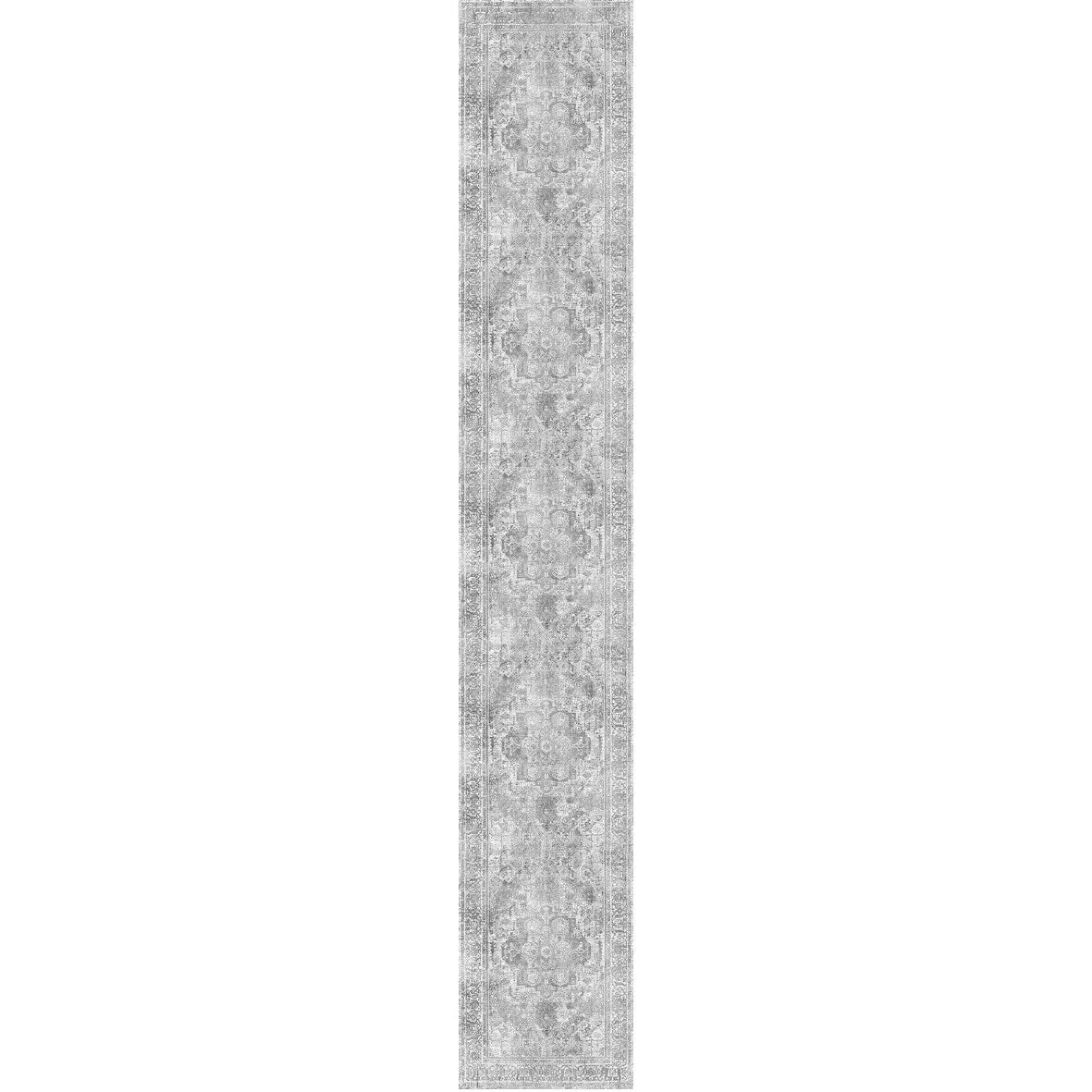 The Rug Collective Distressed Vintage Chilaz Grey Rug Machine Washable Area Rug