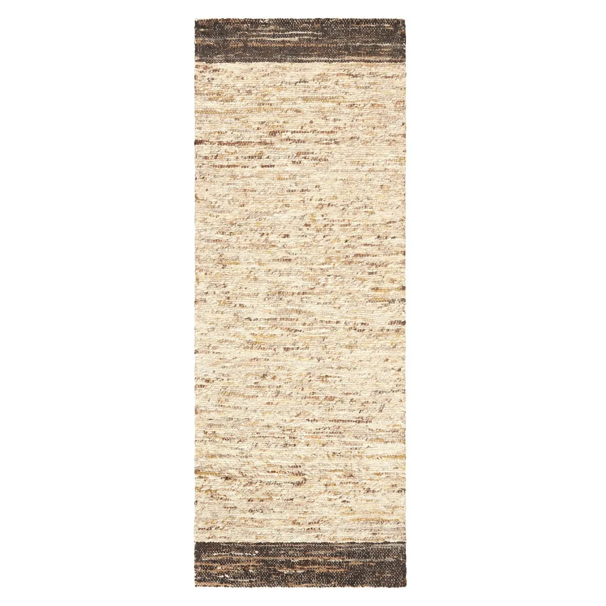 TOWN & COUNTRY TERRA Montana Handcrafted Area Rug 8'X10' Beige/Dark Brown