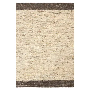 TOWN & COUNTRY TERRA Montana Handcrafted Area Rug 8'X10' Beige/Dark Brown