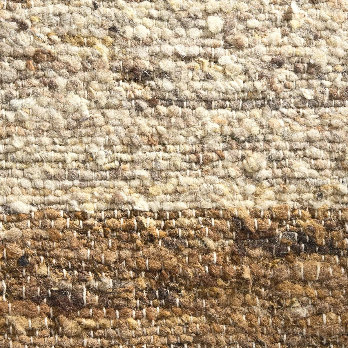 TOWN & COUNTRY TERRA Montana Handcrafted Area Rug 8'X10' Beige/Dark Brown