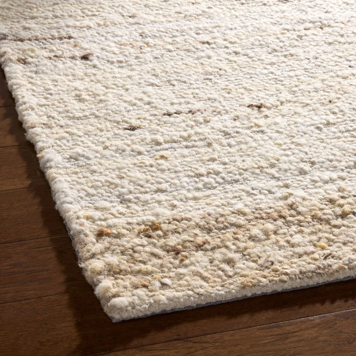 TOWN & COUNTRY TERRA Montana Handcrafted Area Rug 8'X10' Beige/Dark Brown