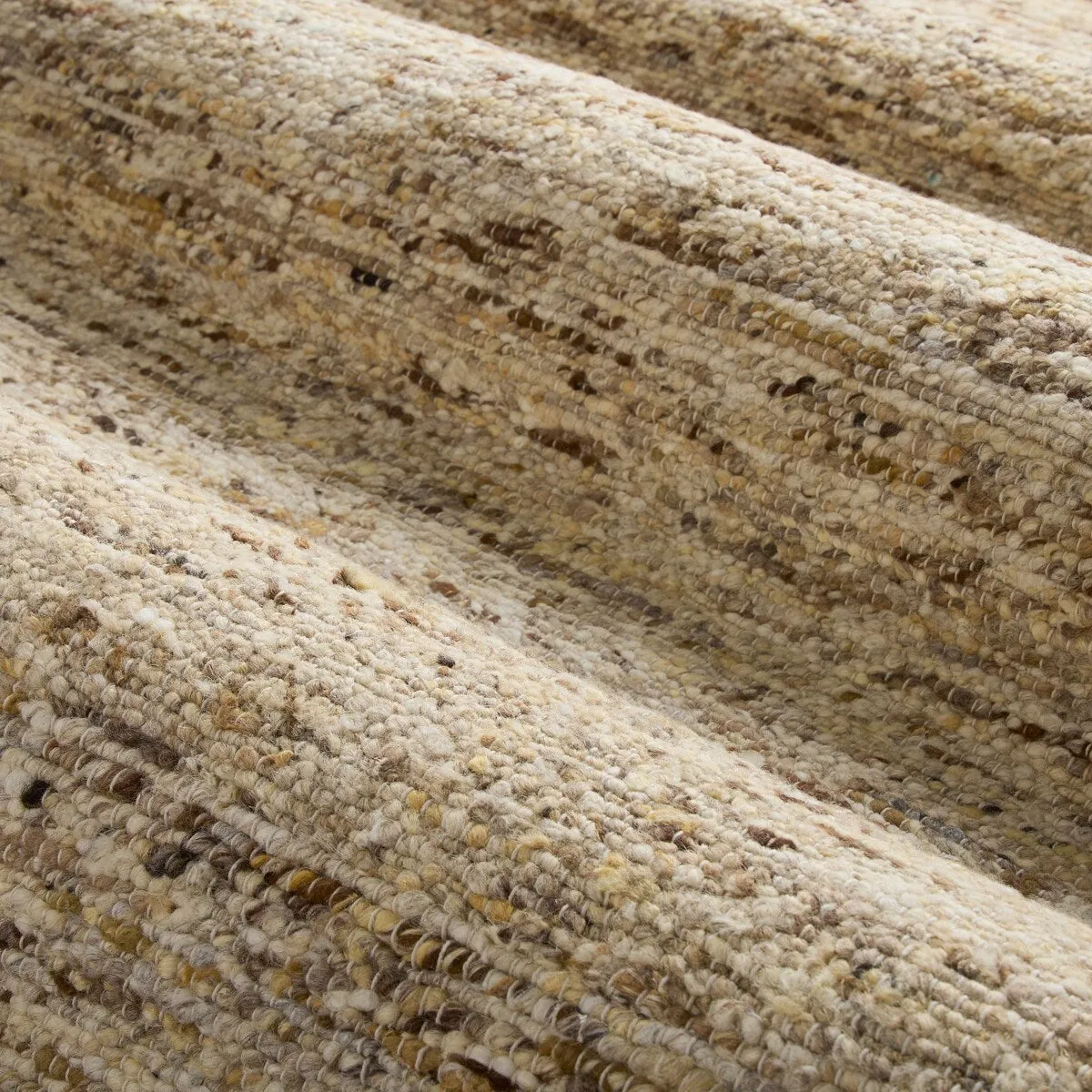 TOWN & COUNTRY TERRA Montana Handcrafted Area Rug 8'X10' Beige/Dark Brown
