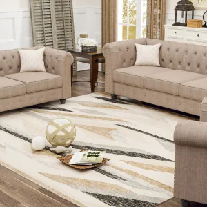 Traditional Grey/Beige Oriental Area Rug