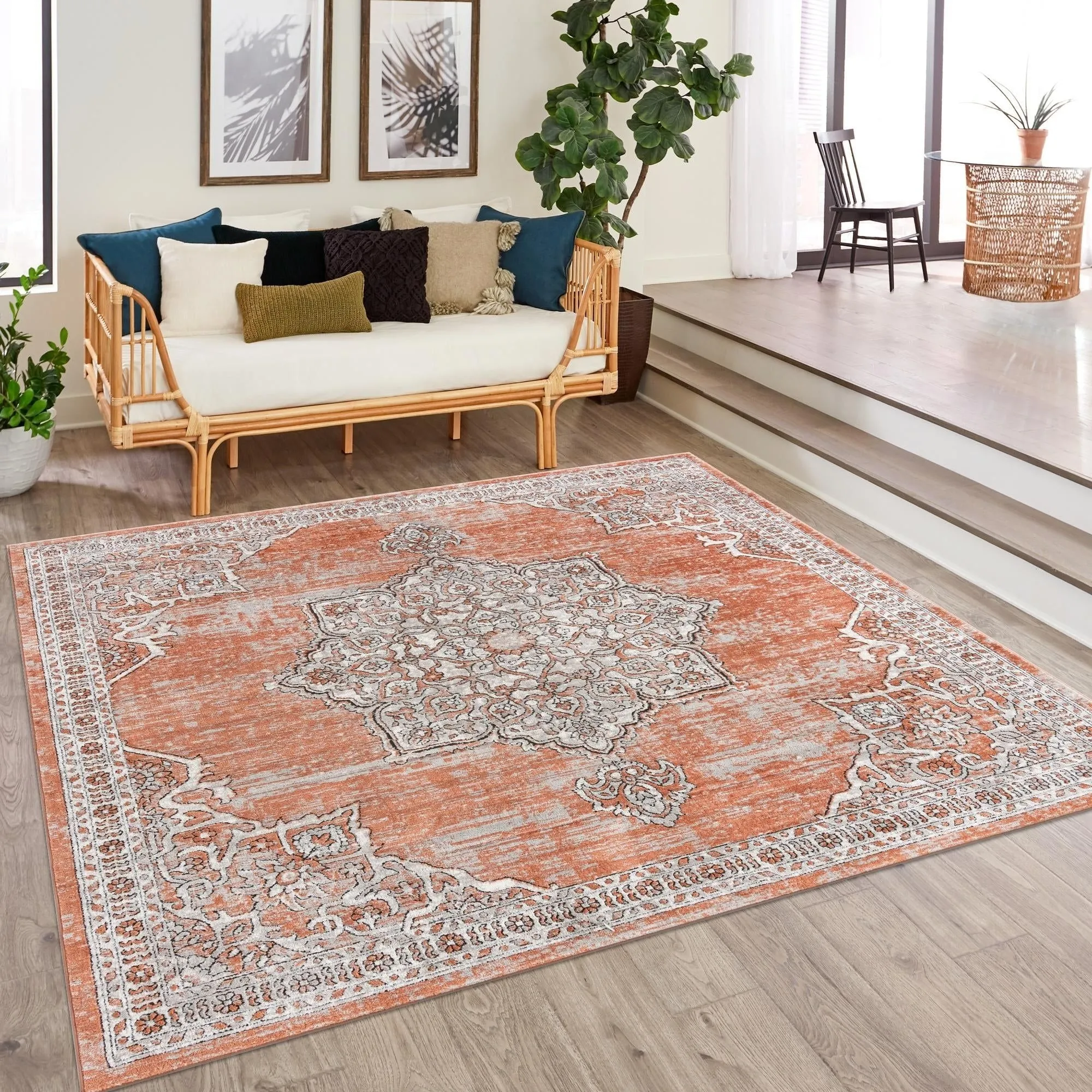 Traditional Jeopok Collection Area Rug