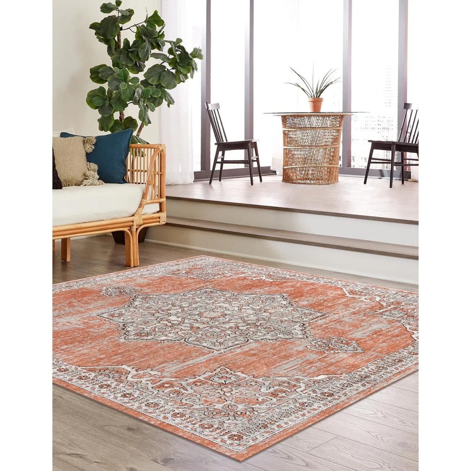 Traditional Jeopok Collection Area Rug