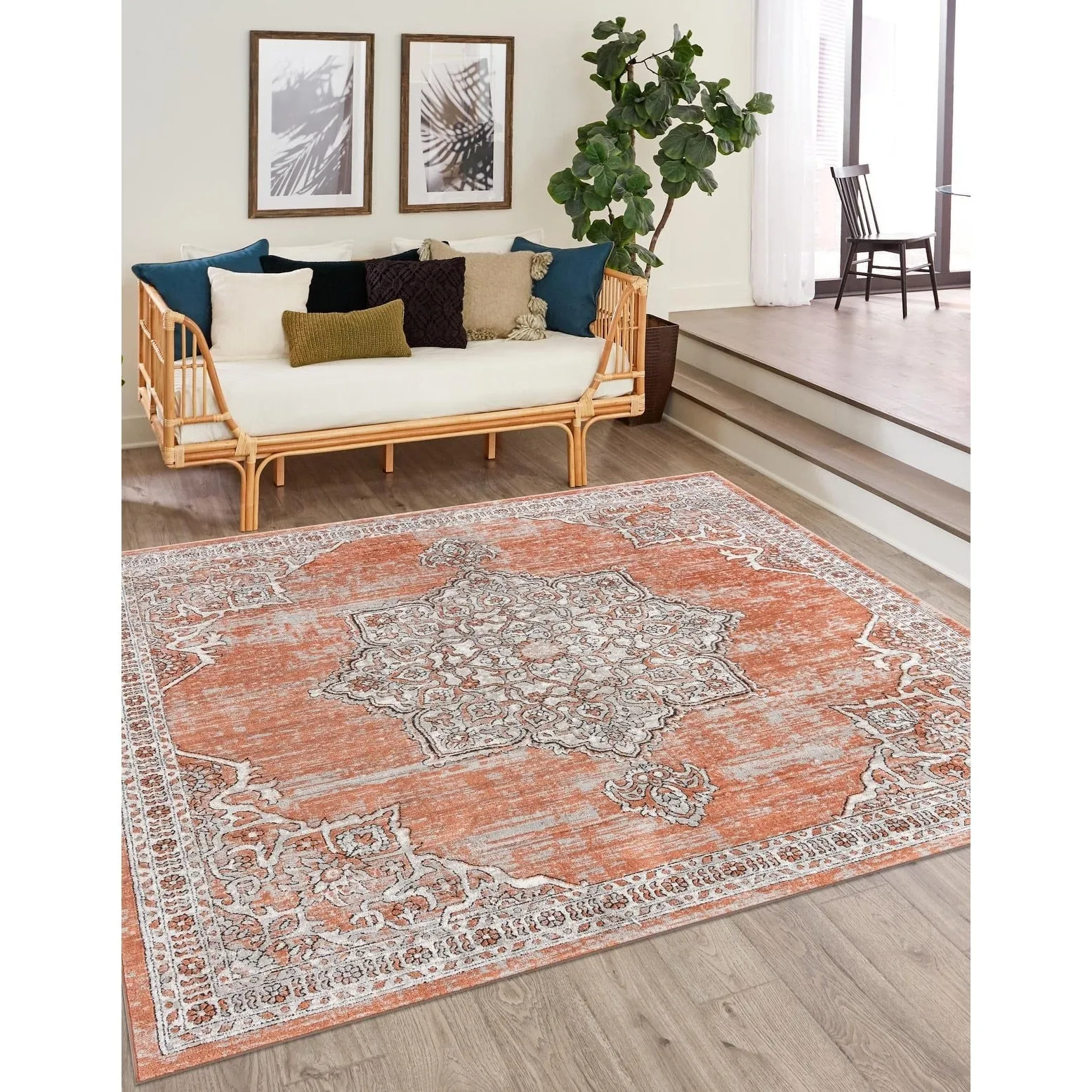 Traditional Jeopok Collection Area Rug