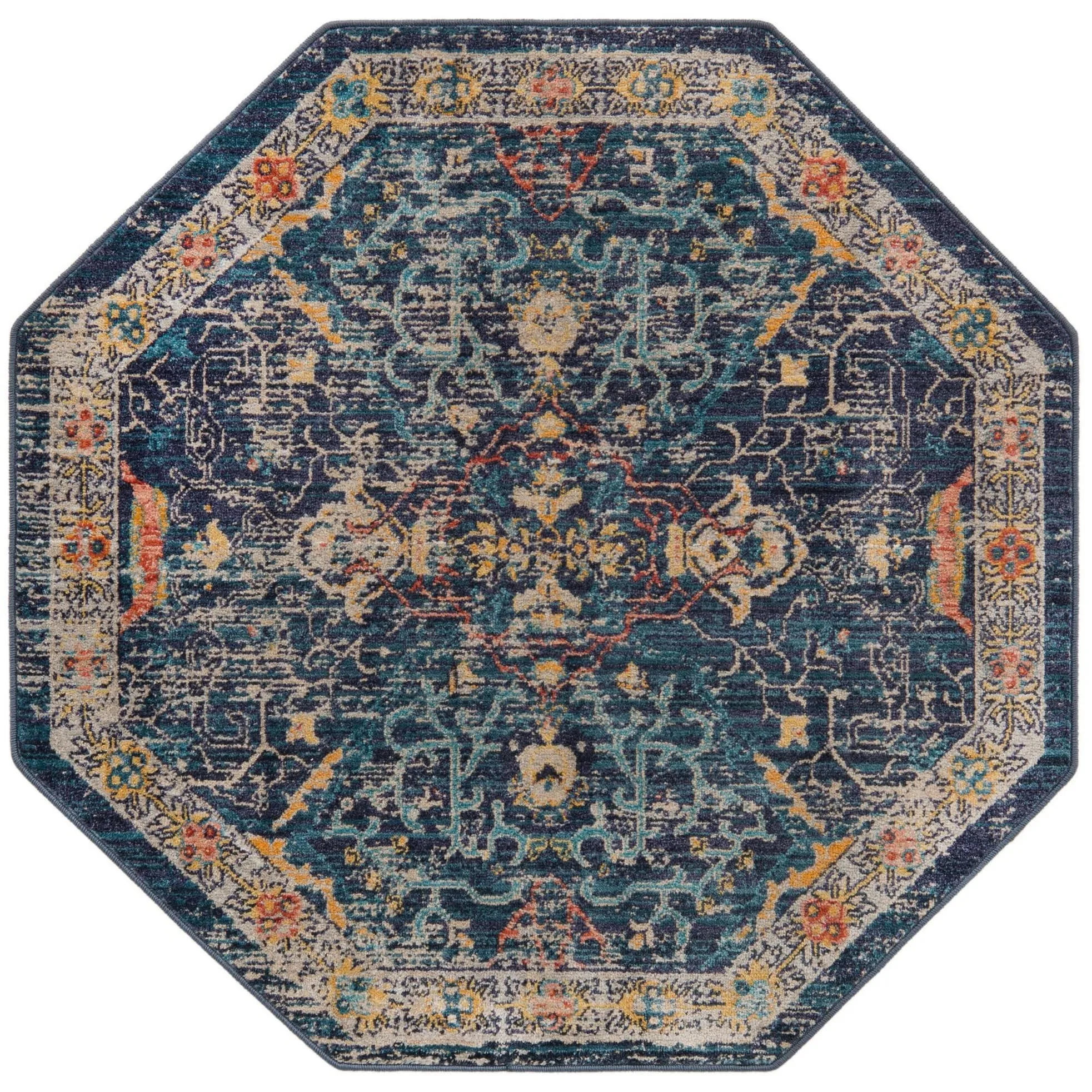 Traditional Nixa Collection Area Rug