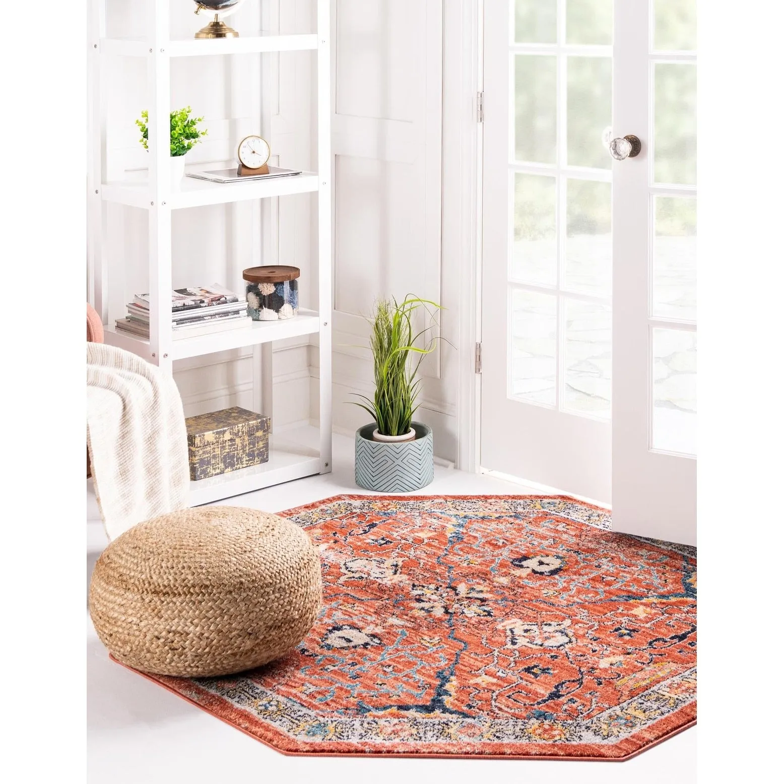 Traditional Nixa Collection Area Rug