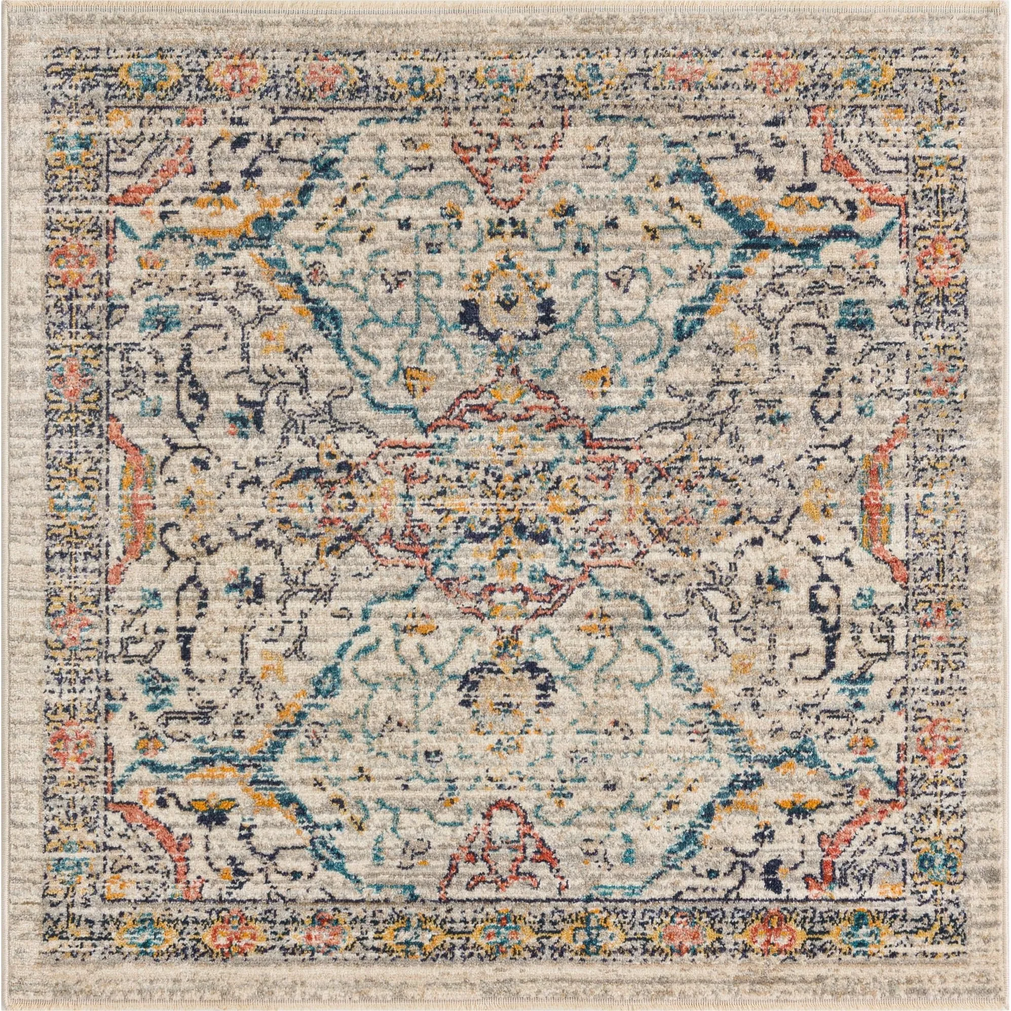 Traditional Nixa Collection Area Rug