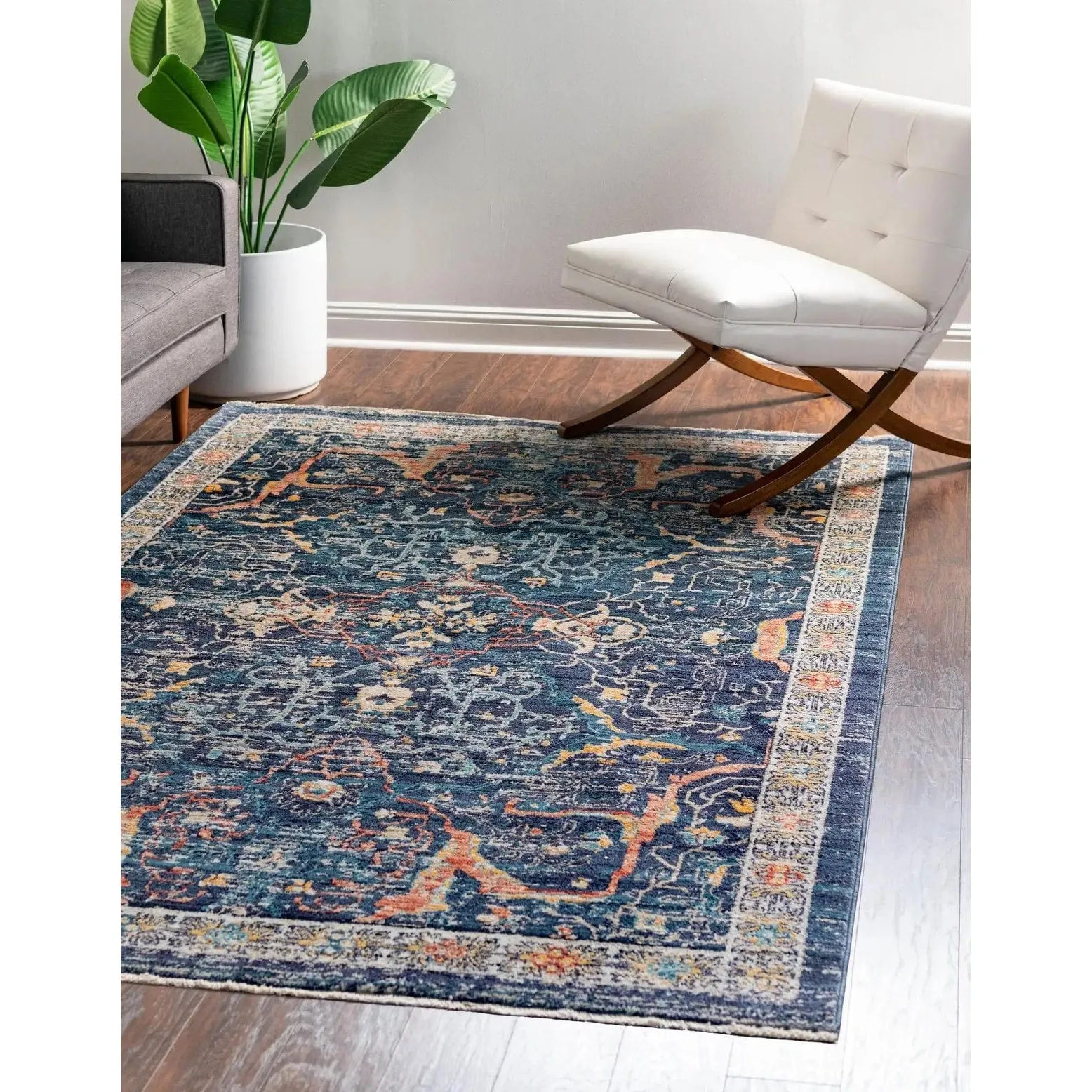 Traditional Nixa Collection Area Rug