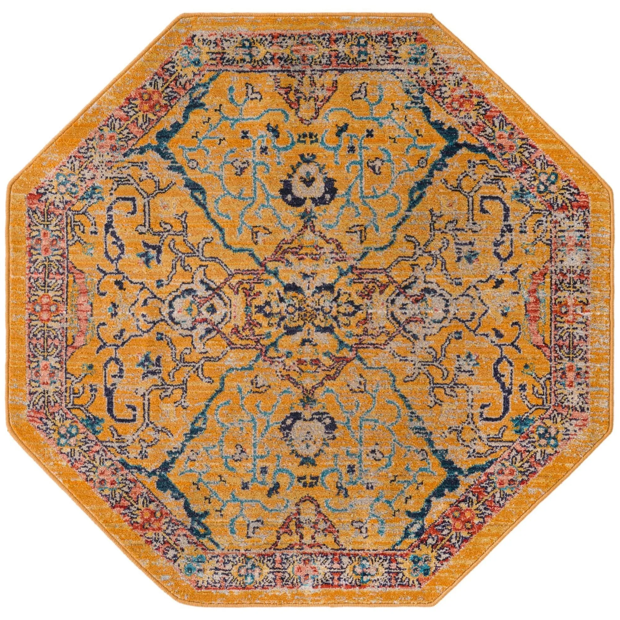 Traditional Nixa Collection Area Rug